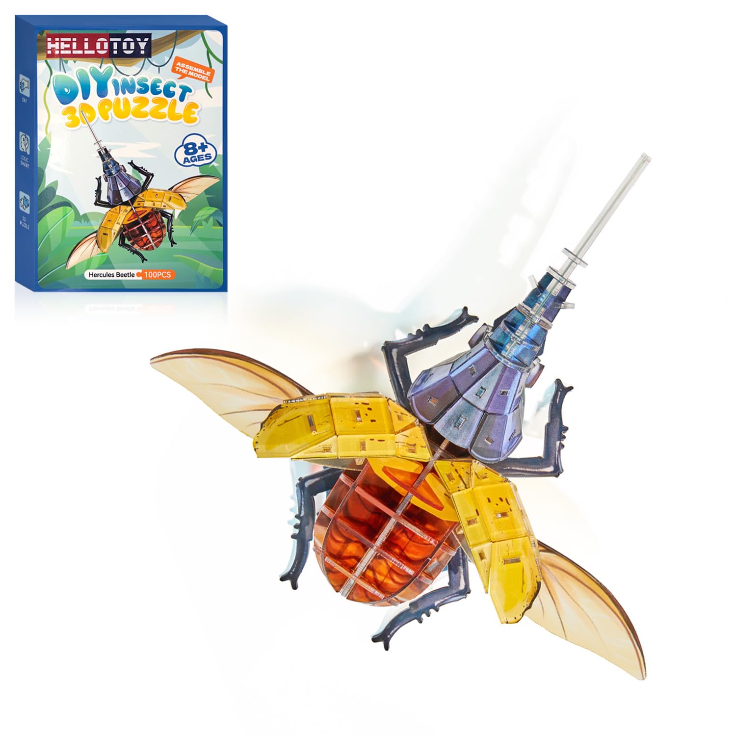 Amazon.com: HELLOTOY 3D Acrylic Insects Puzzles DIY Bug Model Kit