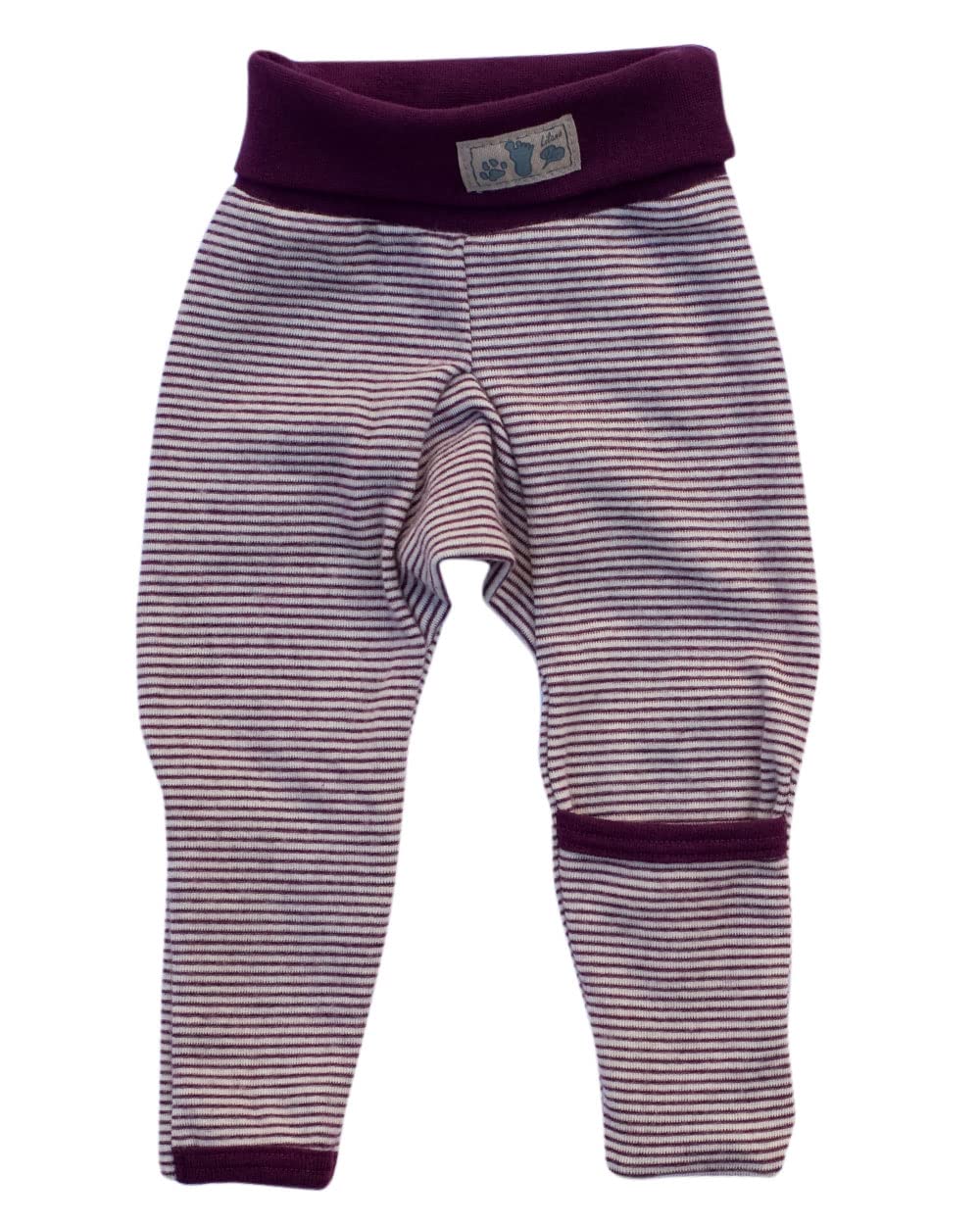 Lilano, Merino Baby spodnie z mankietem, 70% wełna (organiczna), 30% jedwab, 210 g/m²