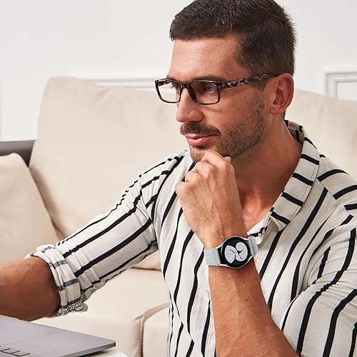 Miniatura 6 de Getino Correas de reloj de 0.787 in compatibles con Samsung Galaxy Watch 7654 Band 1.575 in 1.732 in, Galaxy Watch 6 Classic 1.693 in 1.850 in,
