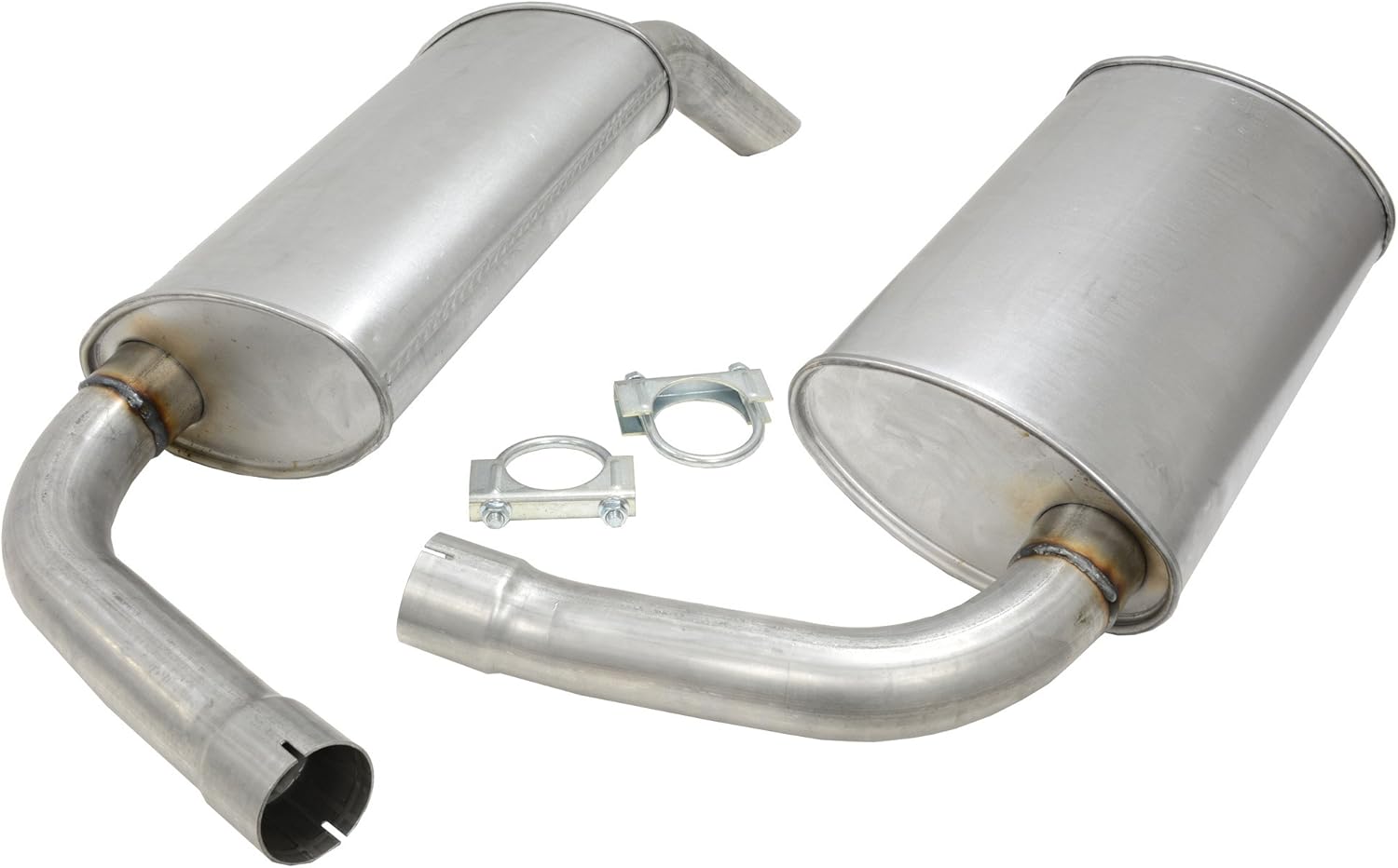 1975-1977 Corvette Aluminized Hideaway Mufflers 2 1/4"