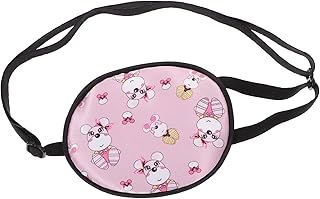 NIYANGLE Máscara De Olho Único Máscara De Olho Infantil Tapa-Olho De Pirata Tapa-Olho De Seda Com Venda Para Os Olhos Ambliopia Tapa-Olho Infantil Protetor De Olho Infantil Elefante Capa