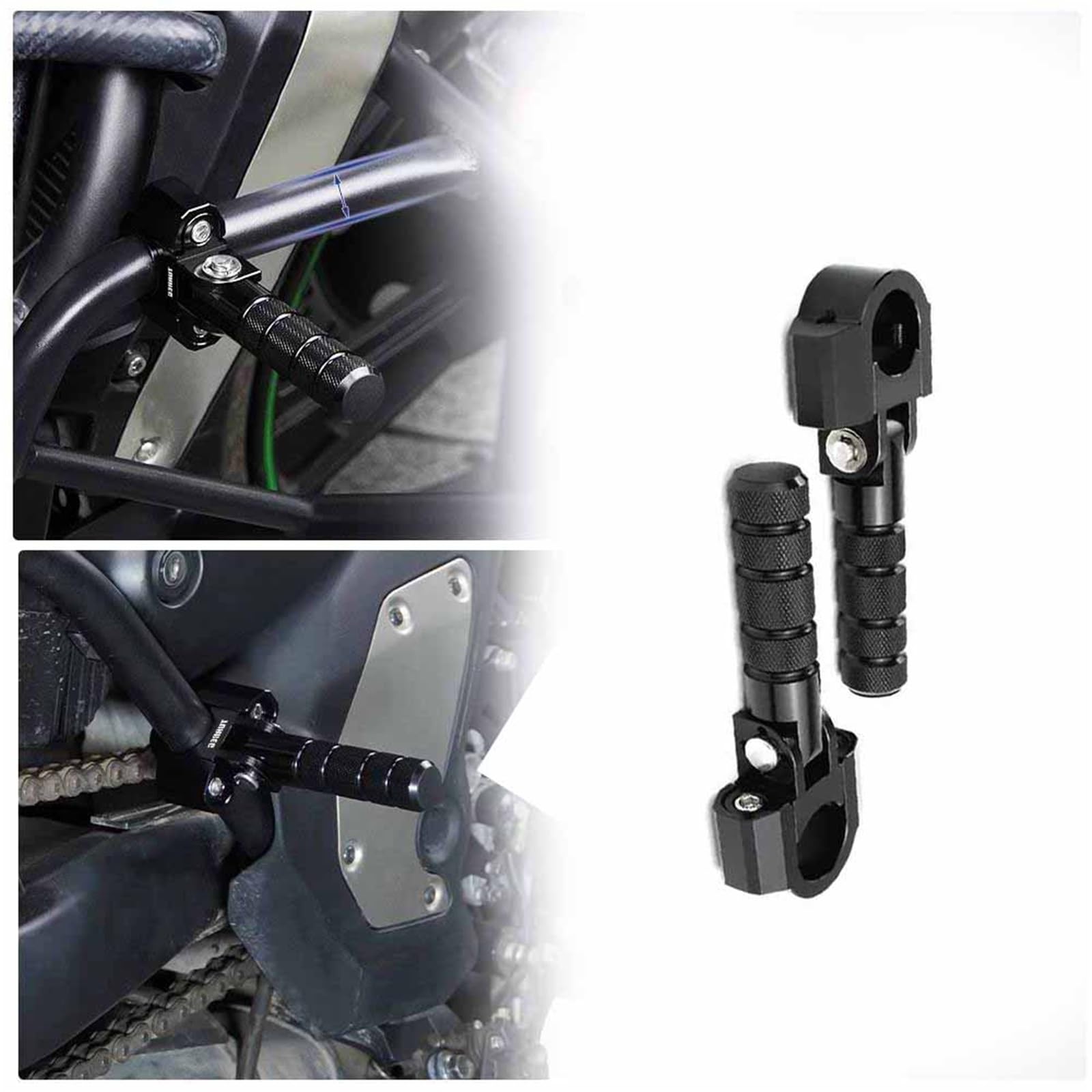 Accesorios para clavijas Accesorios Para Reposapiés De Motocicleta Para DUCATI SCRAMBLER Cafe Racer 800 2017 2018 2019 2020 2021 Pedales Y