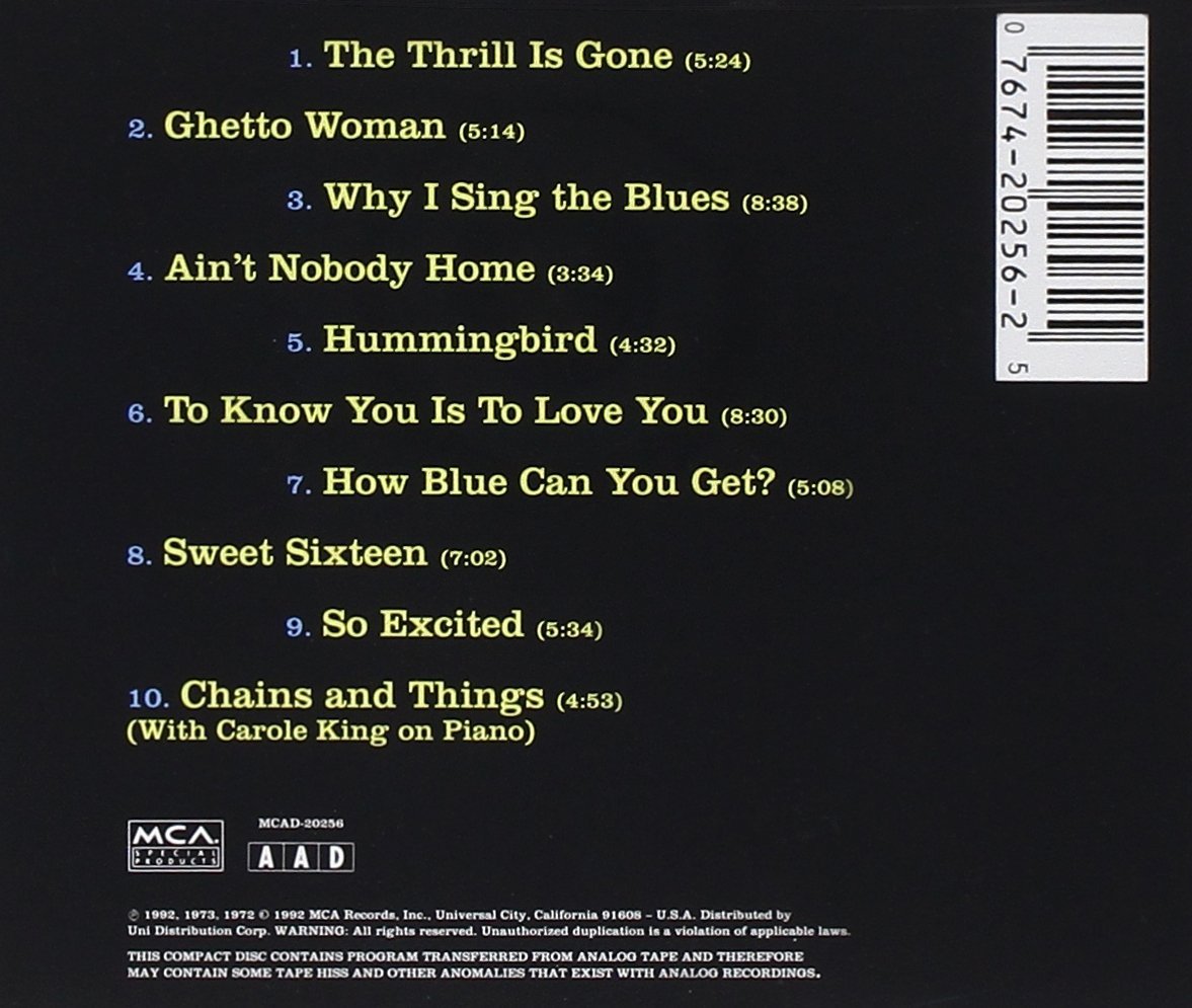 Why I Sing the Blues