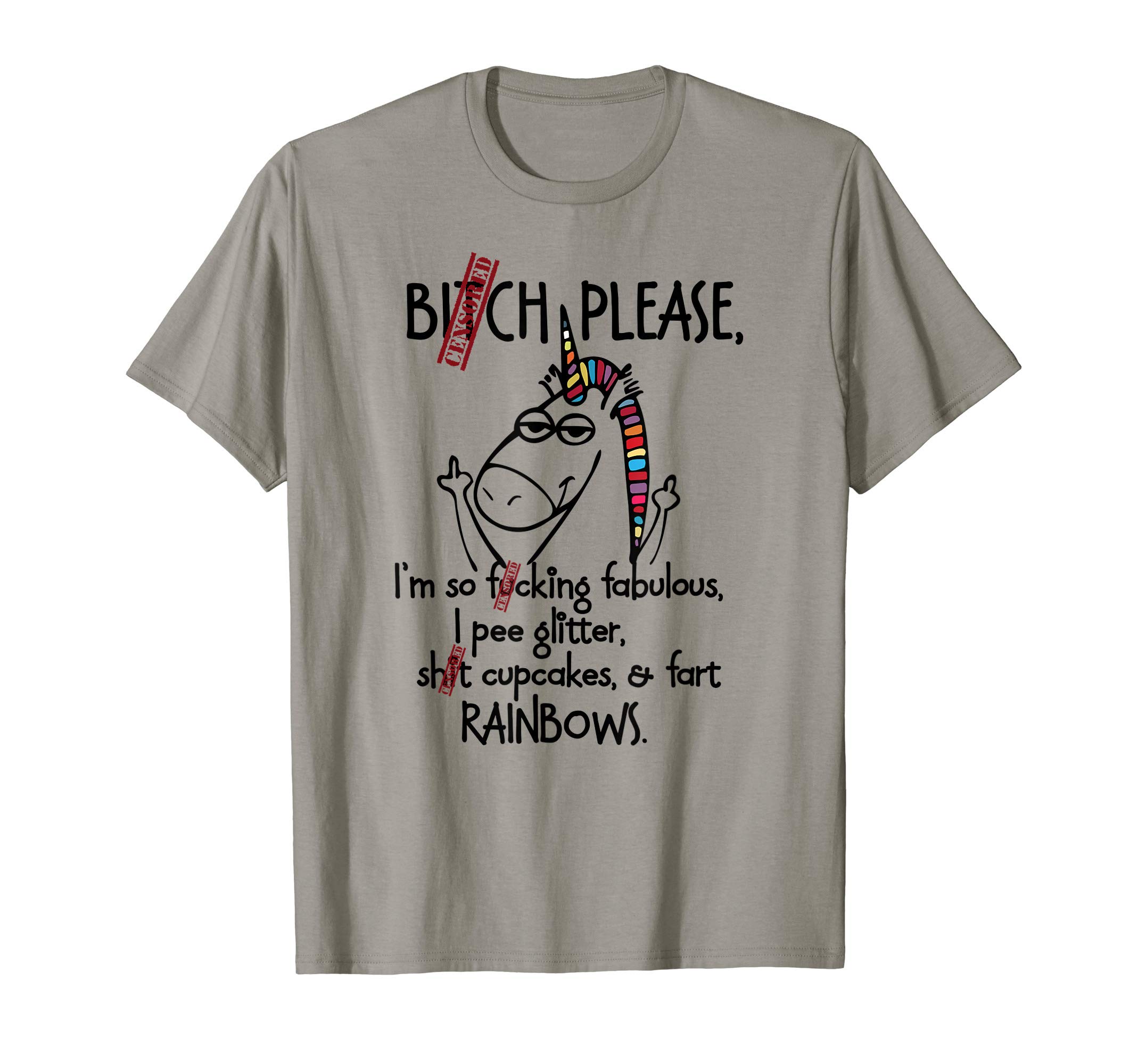 Different DefinitionBitch Please Rainbow funny Unicorn Unisex T-ShirtOEKO-TEX STANDARD 100