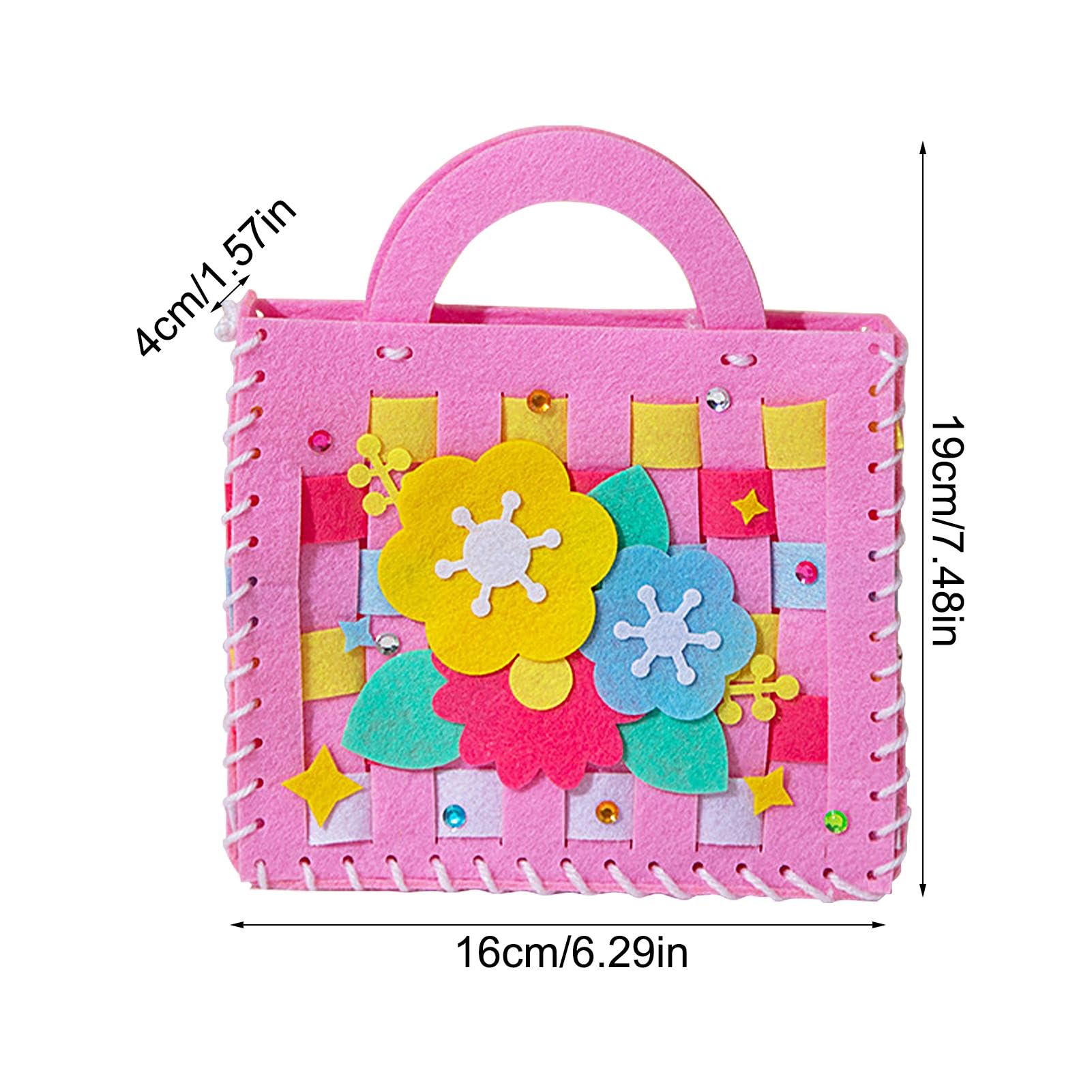 Kit Cucito Per Bambini 8-12 Anni - 4 Progetti Fai Da Te In Feltro Per Creare Borse E Accessori