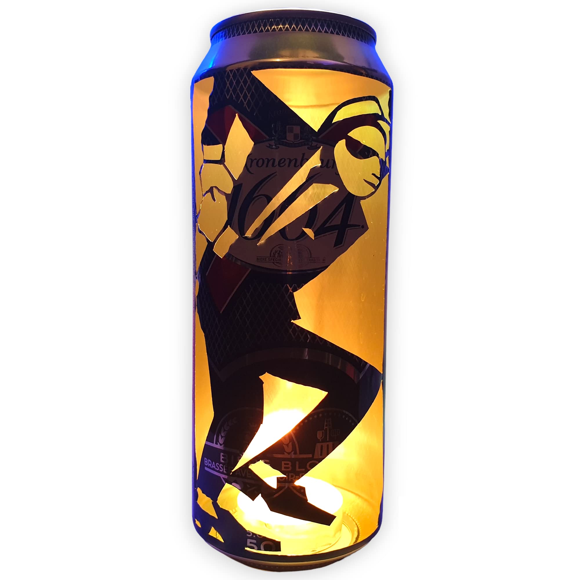 2 Tone Dancer Beer Can Lantern! Ska, The Specials, Coventry, Madness Pop Art Lamp - Unique Gift!
