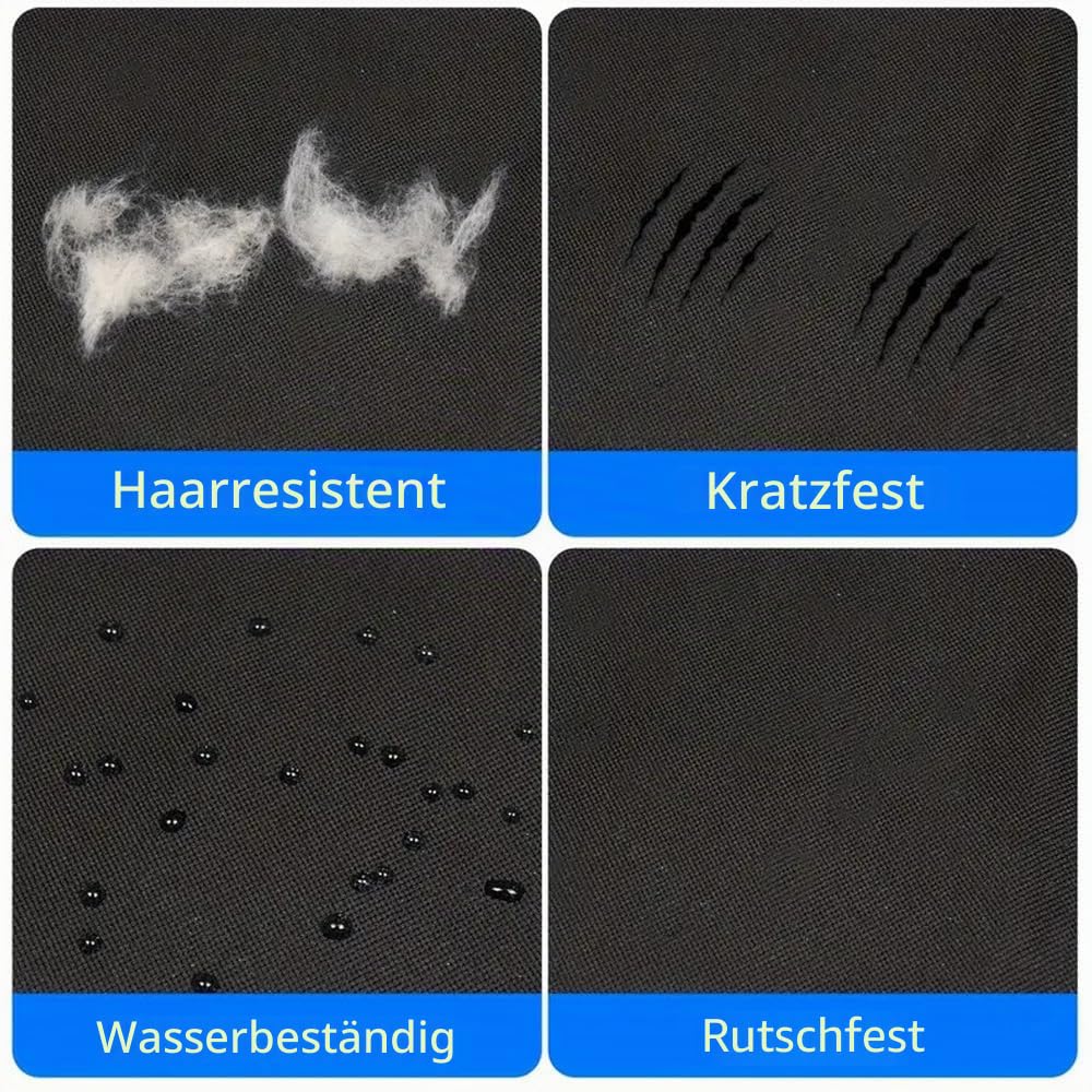 Kofferraumschutz Hund für Mercedes Benz V-Klasse W447 I 2014-2025, Kofferraumdecke Hunde mit Seiten und Ladekantenschutz Auto Kofferraum Hundedecke wasserdicht & Kratzfest