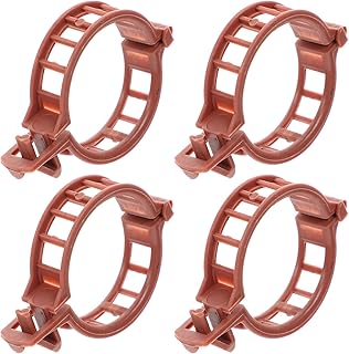 Grampo Para Planta Grampo Para Tomate Grampo Para Planta De Crescimento Grampo Fixo (Marrom 32 Mm De Diâmetro) 100 Unidades