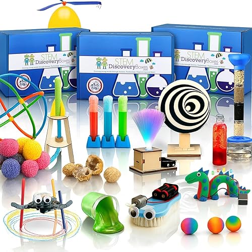 3-Month STEM Science Kit for Kids Ages 7–12 | 3 Hands-On Projects per Box | Educational Science & Engineering Activities | Ships Monthly