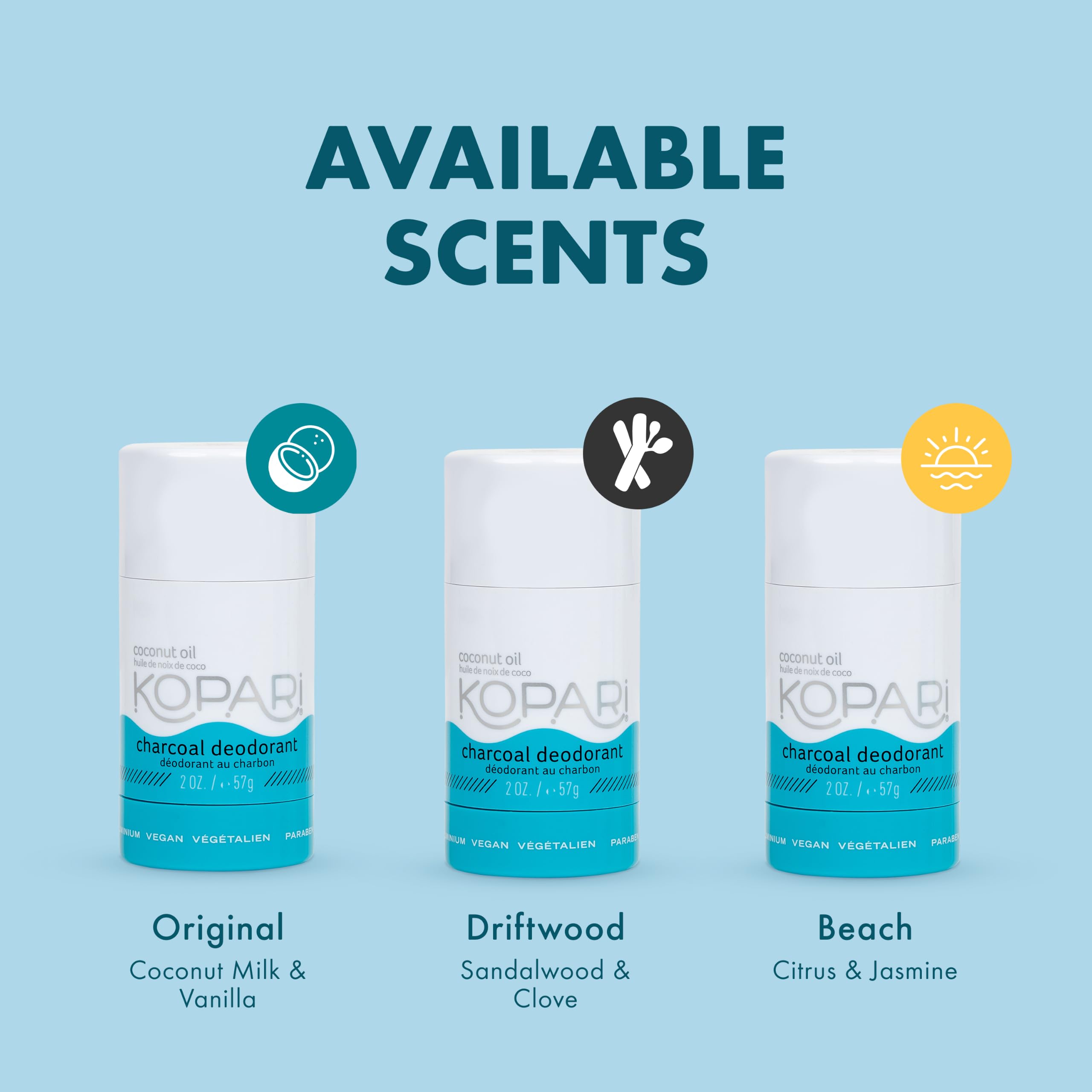 Kopari Aluminum Free Coconut Deodorant Plant-Based Formula No Aluminum Parabens or Baking Soda Everyday Odor Protection Original 1 Pack product thumbnail 6