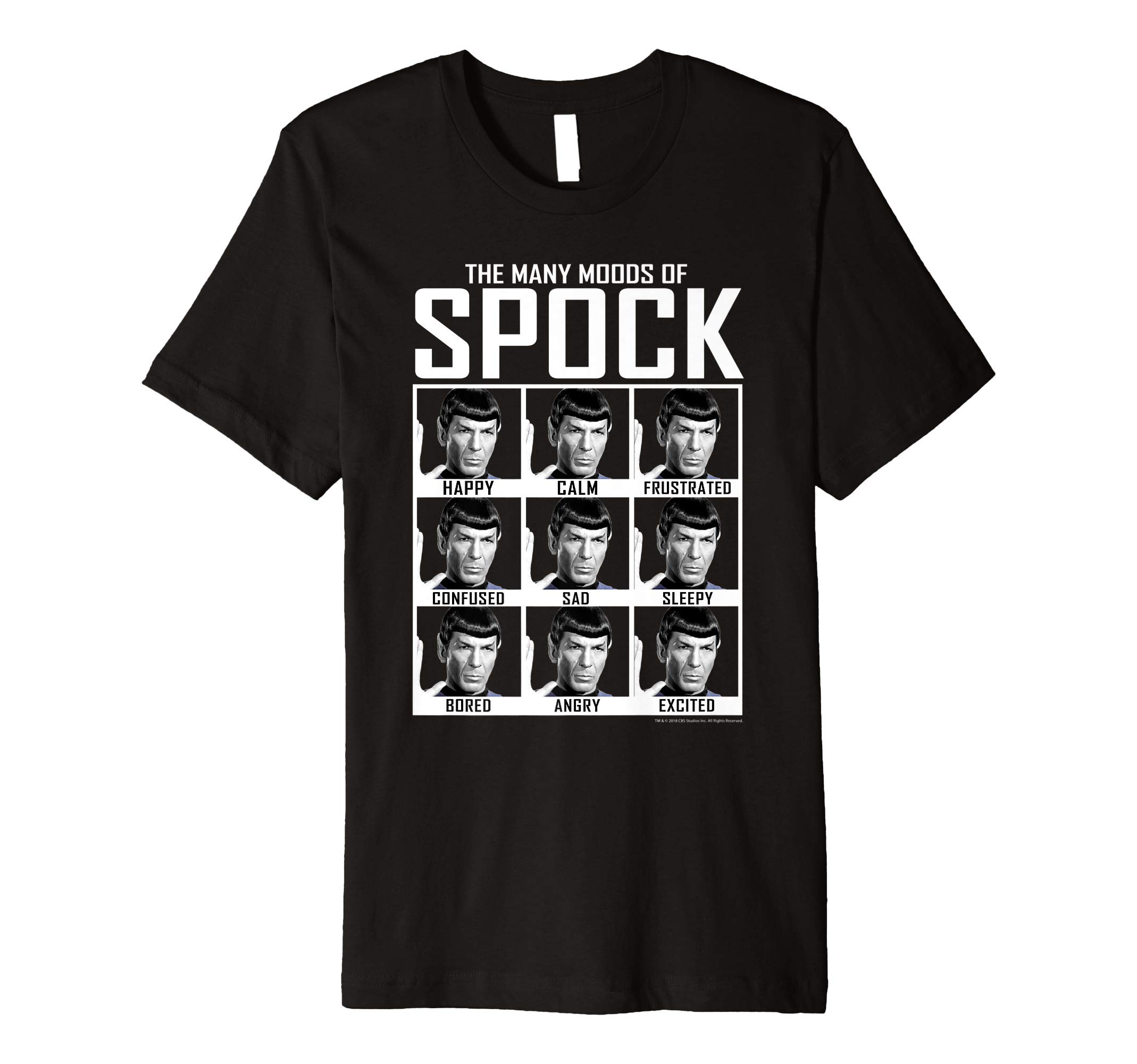 Star Trek Original Series Moods of Spock Premium T-Shirt T-Shirt