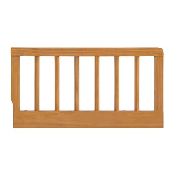 Oxford Baby Dawson Crib to Toddler Bed Guard Rail Conversion Kit, Honey Brown, Green Guard Gold Certified