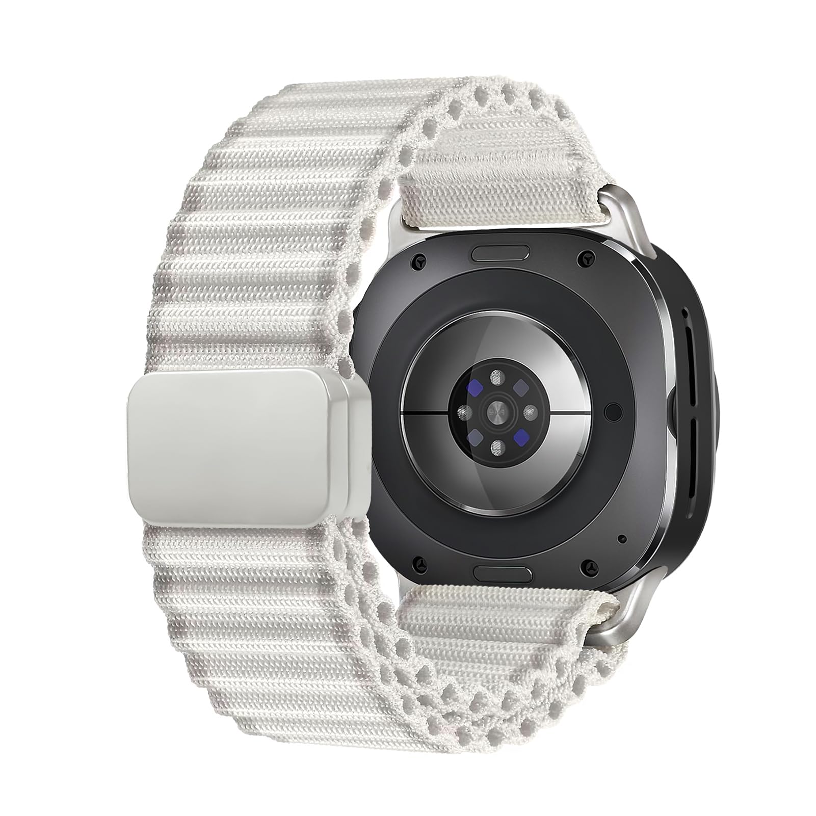 Magnetic Trail Band for Samsung Galaxy Watch Ultra Bands 47mm Men/Women,Lightweight Breathable Soft Fabric Nylon Sport Strap Compatible with Samsung Watch Ultra Band 47 mm Replacement Correa Reloj