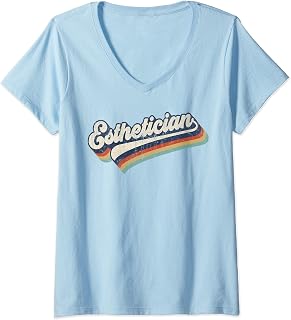 Womens Retro Special Esthetician - Plastic Surgeon & Makeup Artist V-Neck T-Shirt