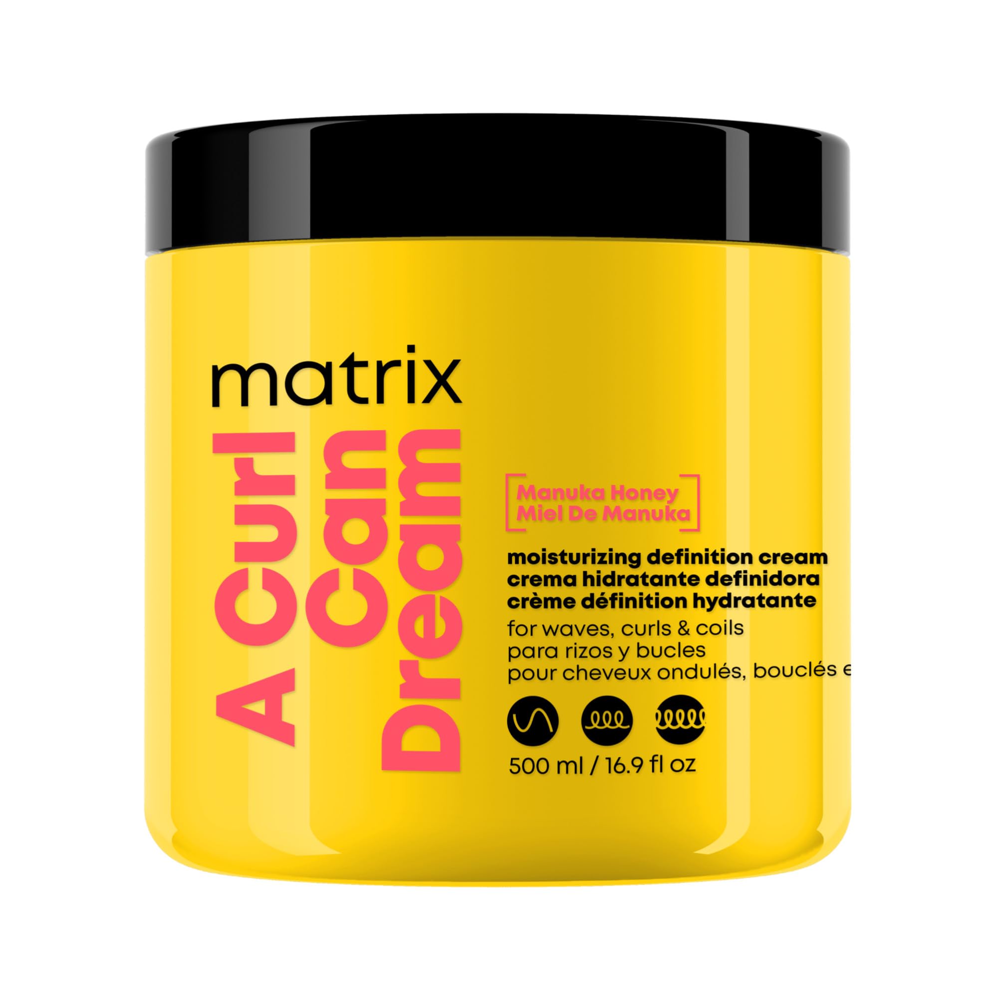 Matrix A Curl Can Dream Leave-in Cream – For Curly & Wavy Hair, 16.9 Fl Oz