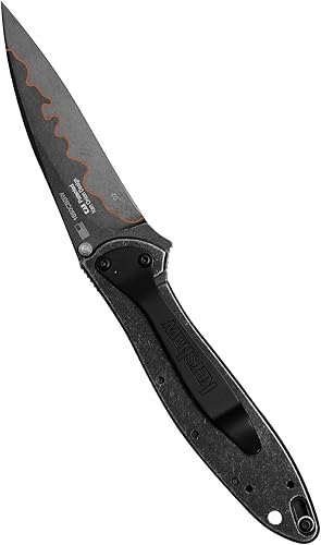 Miniatura 6 de Kershaw Leek - Cuchillo plegable de bolsillo, hoja de 3 pulgadas, ideal EDC, bloqueo de marco, apertura asistida SpeedSafe, hecho en los Estados