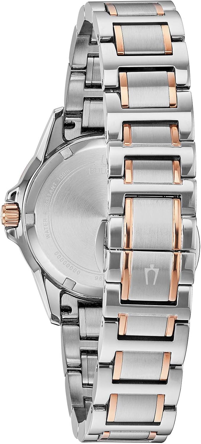 Bulova 98P187 - Orologio da donna con stella marina, in acciaio INOX, 34 mm Bulova 98P187 - Orologio da donna con stella marina, in acciaio INOX, 34 mm