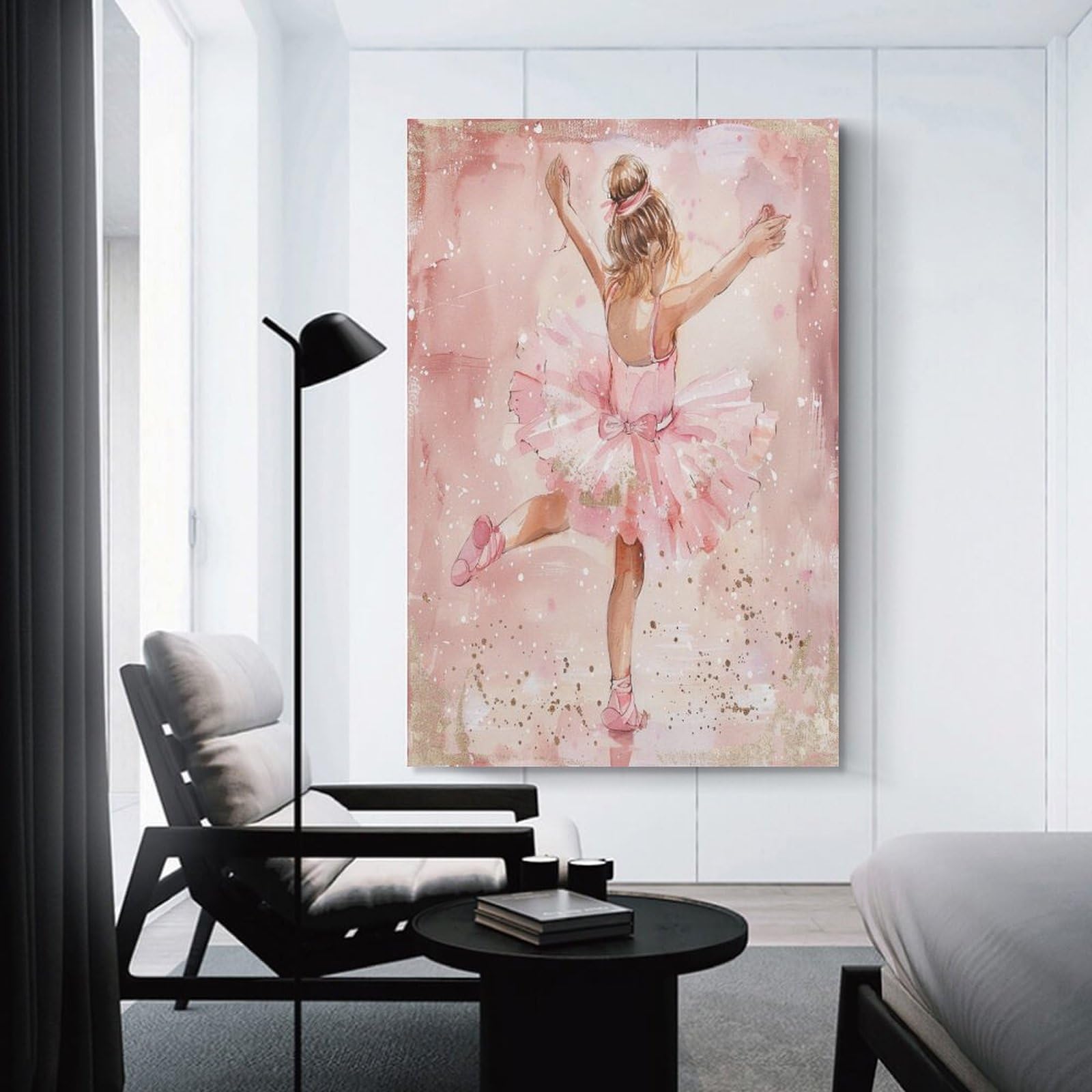 Amazon.com: HighonHi Canvas Print Baby Girl's Ballet Nursery