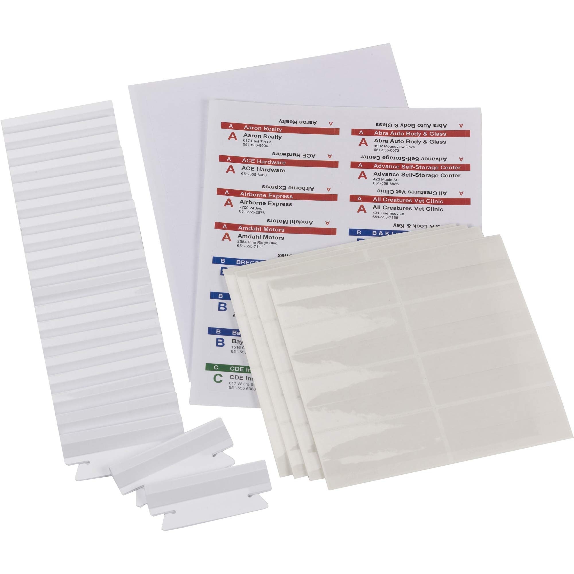Smead Viewables Color Labeling Refill Kit – 3-1/2 Inch Tabs, Assorted Colors, 25 Per Pack