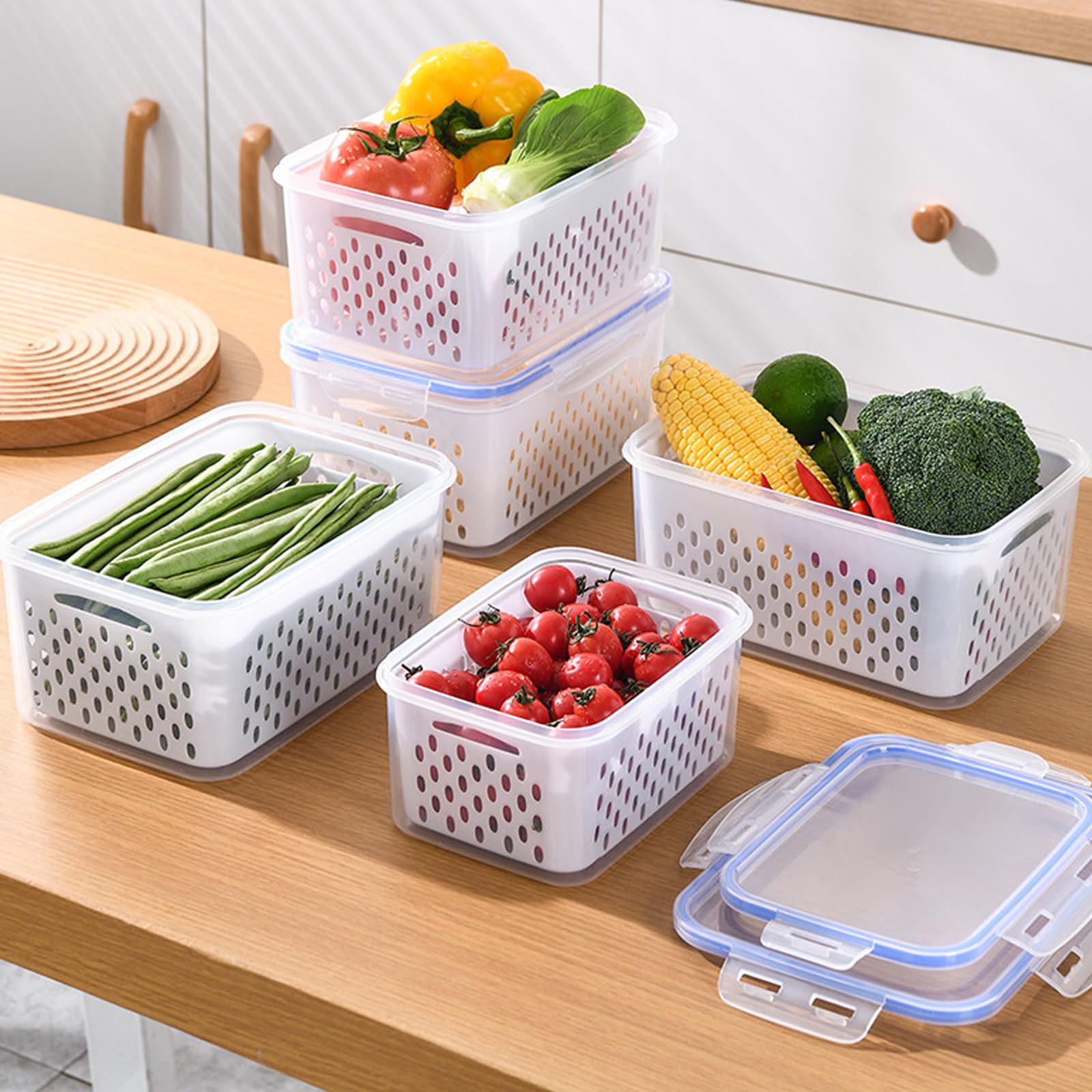 3 PCS Fruit Storage Containers