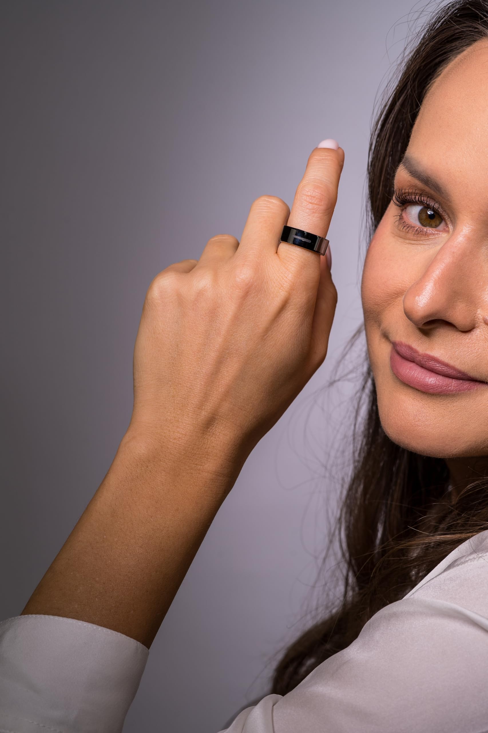 ABUBU Anillo Inteligente Maxcom MR200 App Español, Monitor de Actividad y Salud 24h (Frecuencia Cardíaca, SpO2, Sueño, Temperatura, HRV) Smart Ring, Bluetooth, SOS, IP68, iOS Android (12)