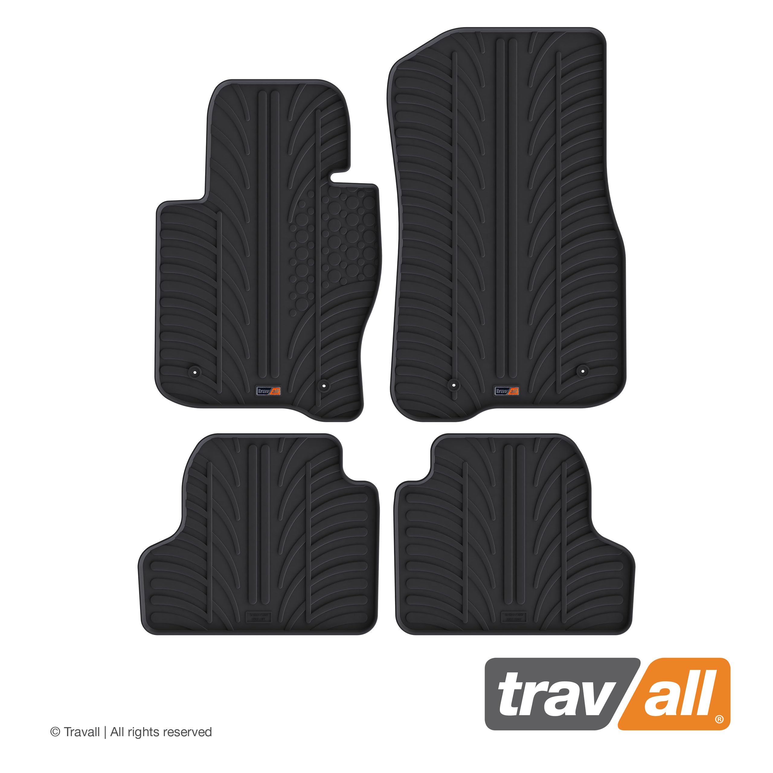 Travall Mats Tappertini Abitacolo Compatibili con BMW Serie 4 Coupé F32 (2013-2017) Gran Coupé (2014-2017) TRM1280 - Tappertini Auto in Gomma Originali