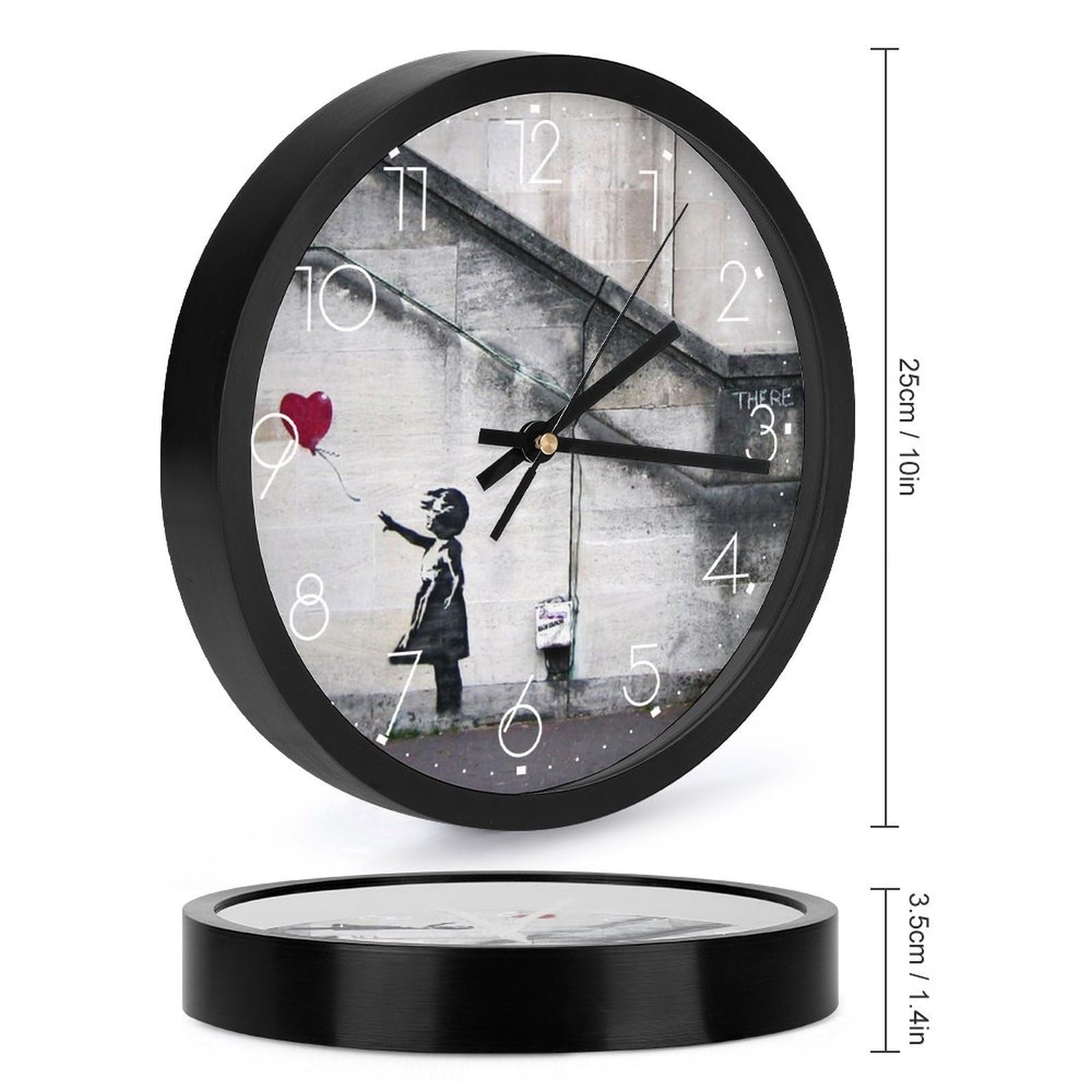 バンクシー　バルーンガール木製掛時計 激レア】バンクシー バルーンガール カリモク 壁掛け時計