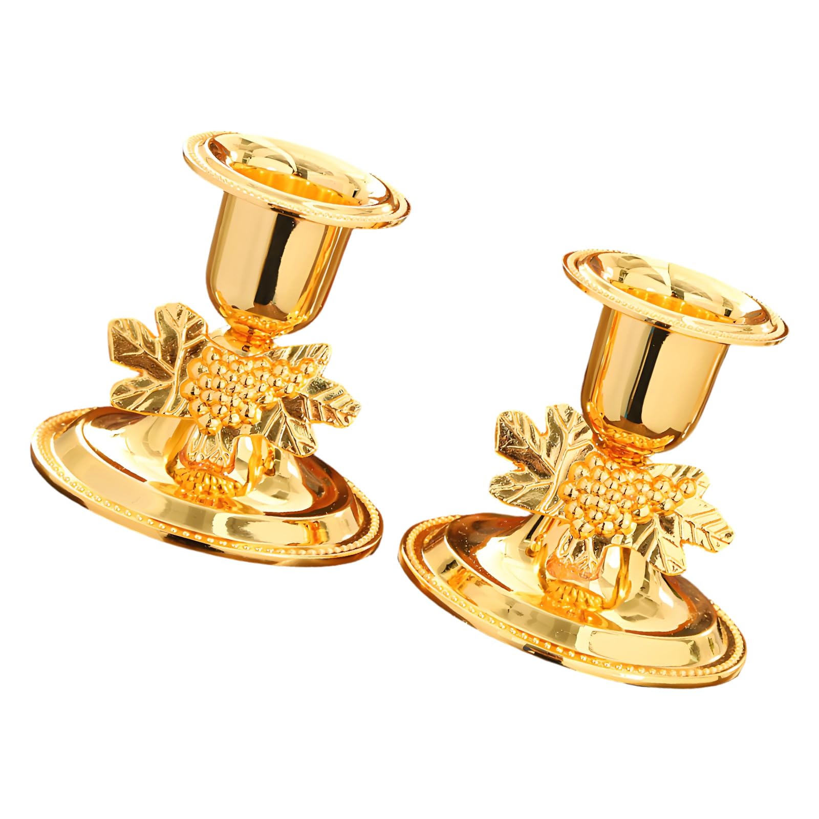 Elnwnnkc 2Pcs Metal Stick Holders Holders Centerpiece Candlestick Wedding Christmas Decoration Wedding Highlight Deck