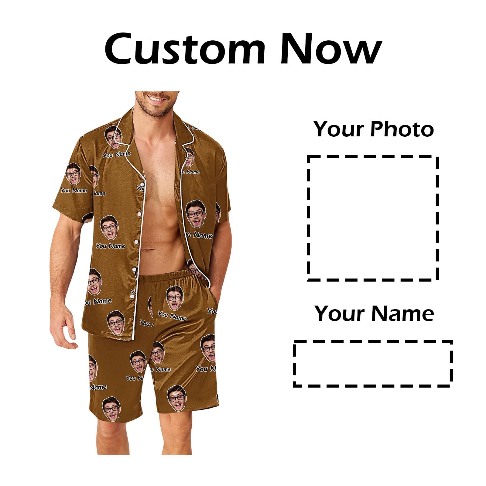 Conjunto de pijamas camisón pantalones divertidos para hombres mujeres parejas a juego unisex nombres personalizados hombre pijama artículo para fans