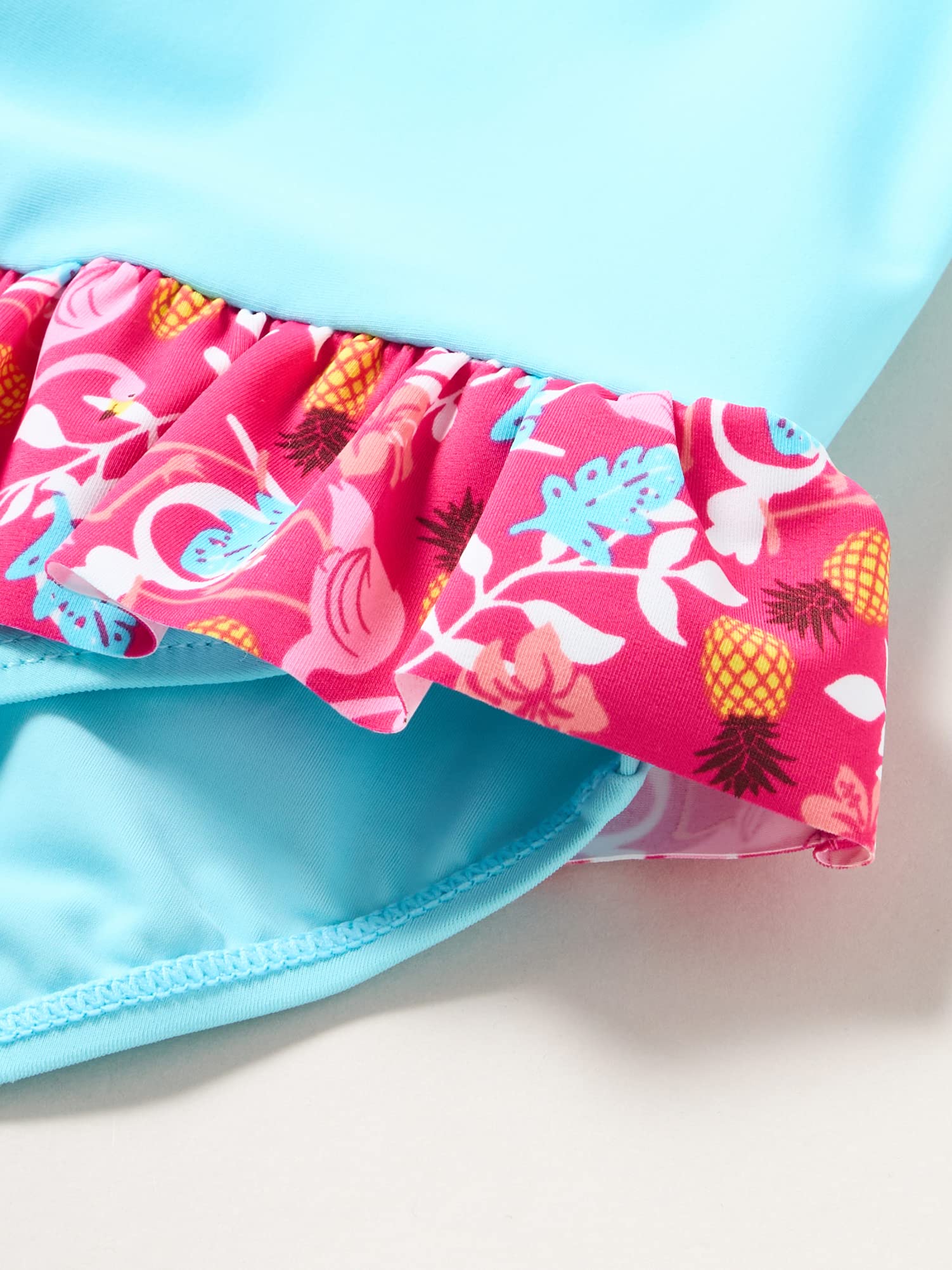 Playshoes Unisex dziecięcy kostium kąpielowy z ochroną przed promieniowaniem UV, Flamingo, 134-140