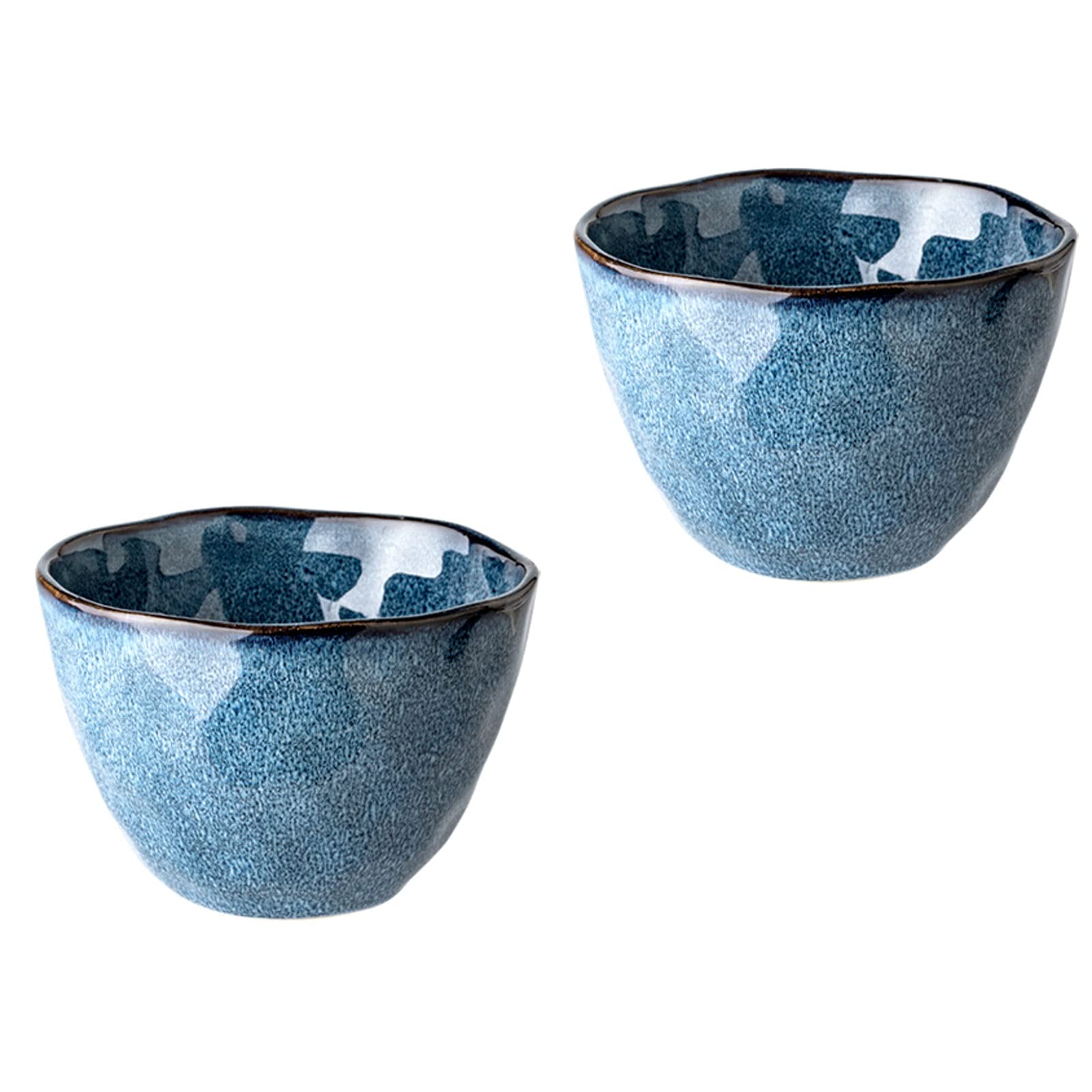 Insalatiere Insalata di ceramica ciotola 2 pezzi set ciotola ondulata impilabile da 32 once con squisita ciotola di noodle in porcellana set ceramica resistente al calore (2 colori) Insalatiera ( Colo