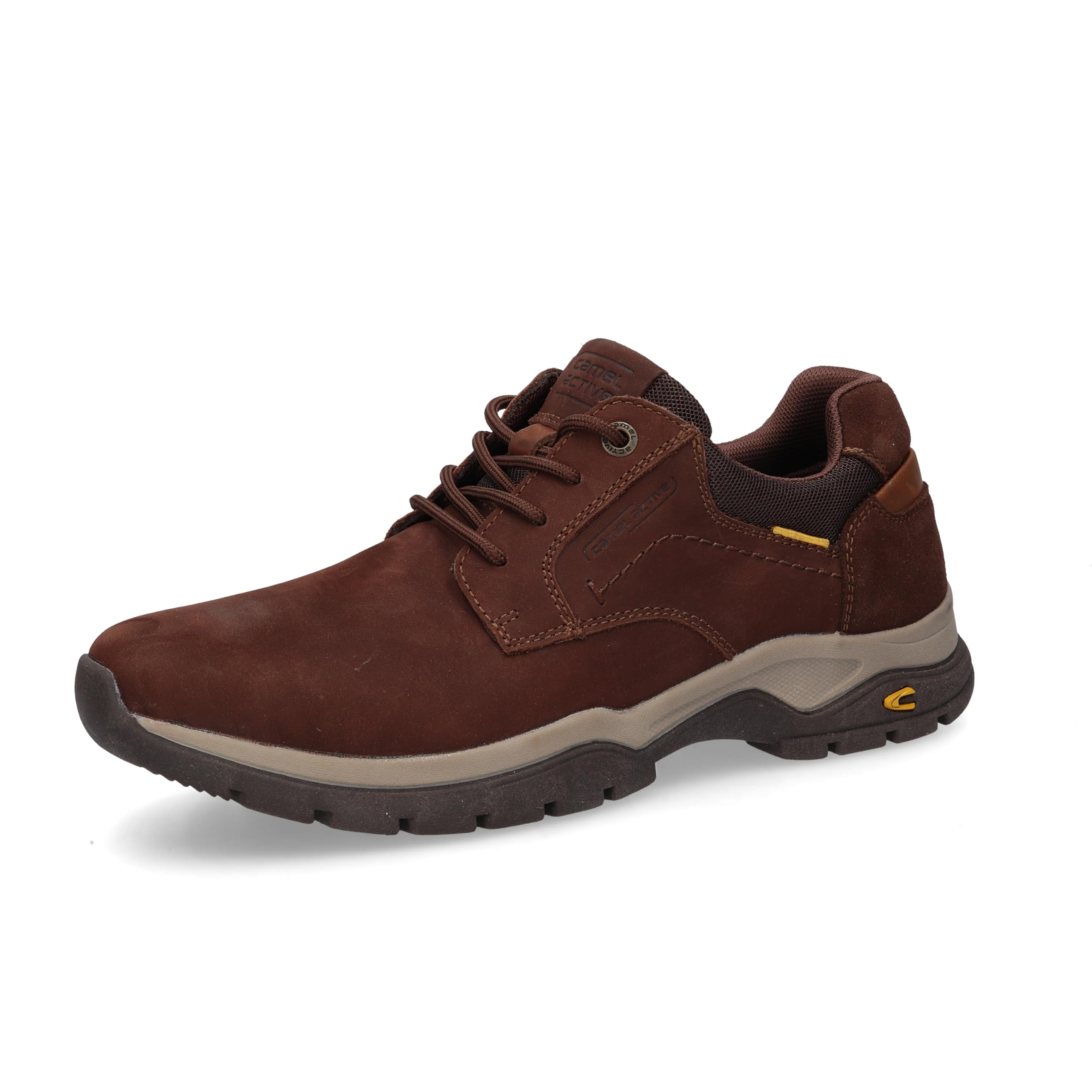 camel active Męskie sneakersy ze skóry i tkaniny