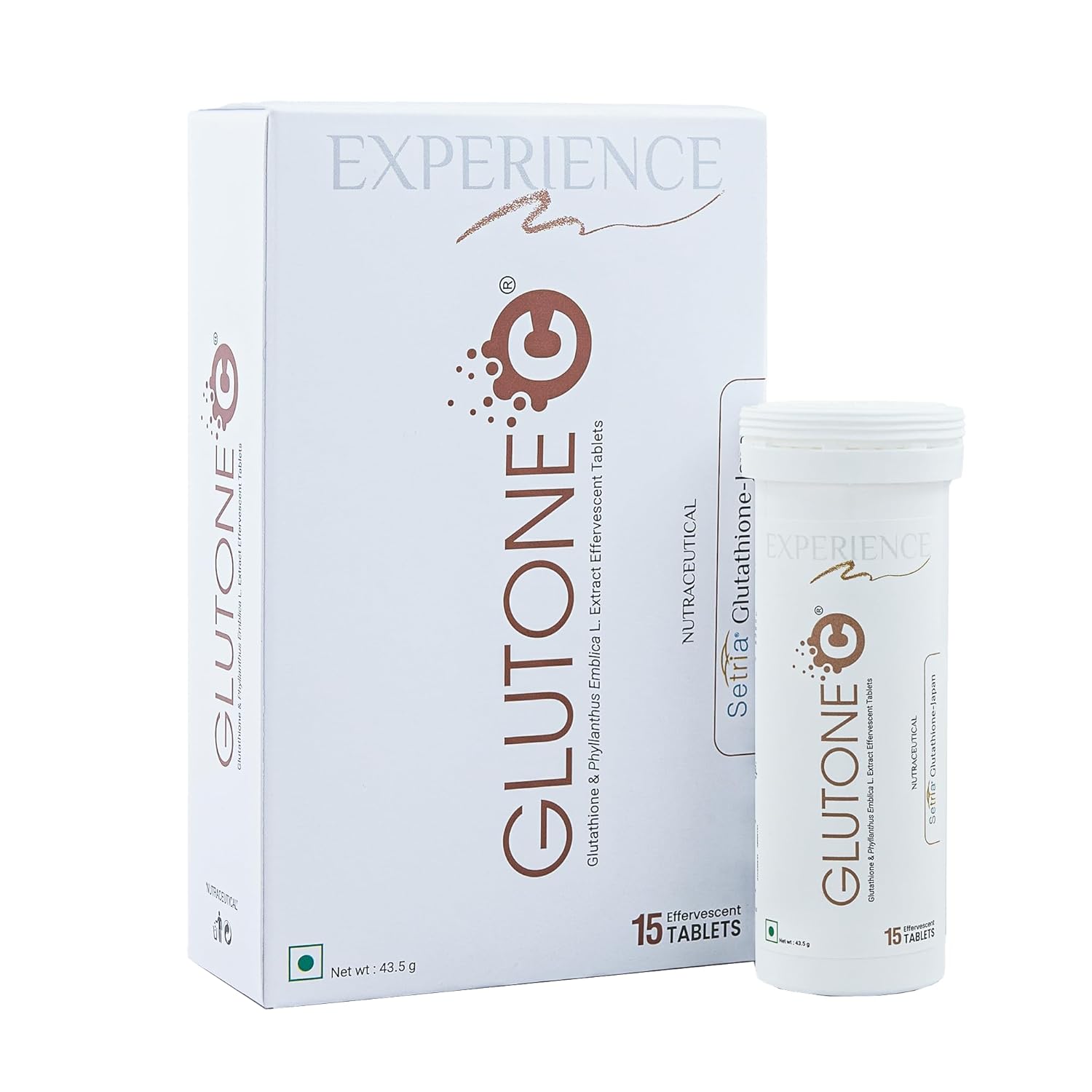 Glutone C Glutathione & Vitamin C Effervescent Tablets| Made with Setria L-Glutathione, Amla extract & Selenium| Even Tone & Glowing Skin| Pack of 15 Tablets Glutone C Glutathione & Vitamin C Effervescent Tablets| Made with Setria L-Glutathione, Amla extract & Selenium| Even Tone & Glowing Skin| Pack of 15 Tablets