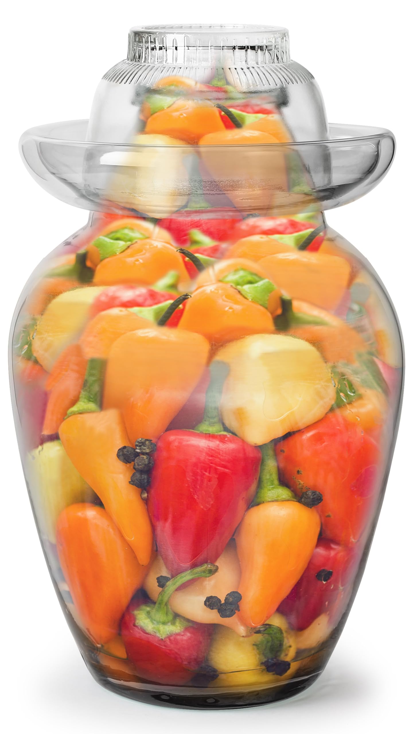 Large Traditional Sichuan Chinese Glass Fermenting Jar