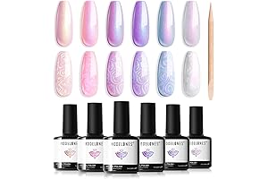 Modelones Shimmer Gel Nail Polish Set for Summer Mani