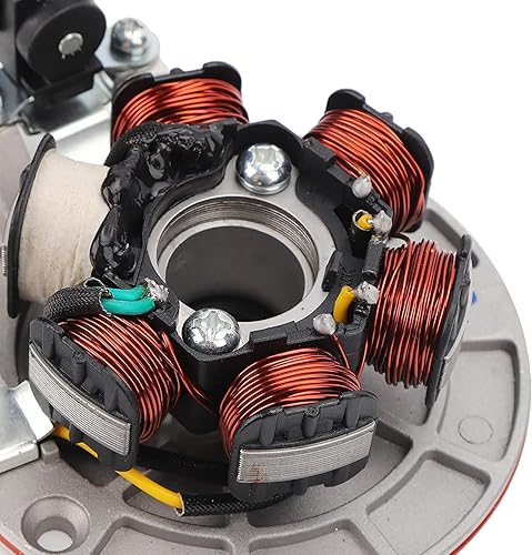 Miniatura 9 de Magneto Stator, placa de repuesto para estator Magneto, placa magnética, accesorio de motocicleta apto para YX 140cc Kick Start Engine PIT PRO Trail