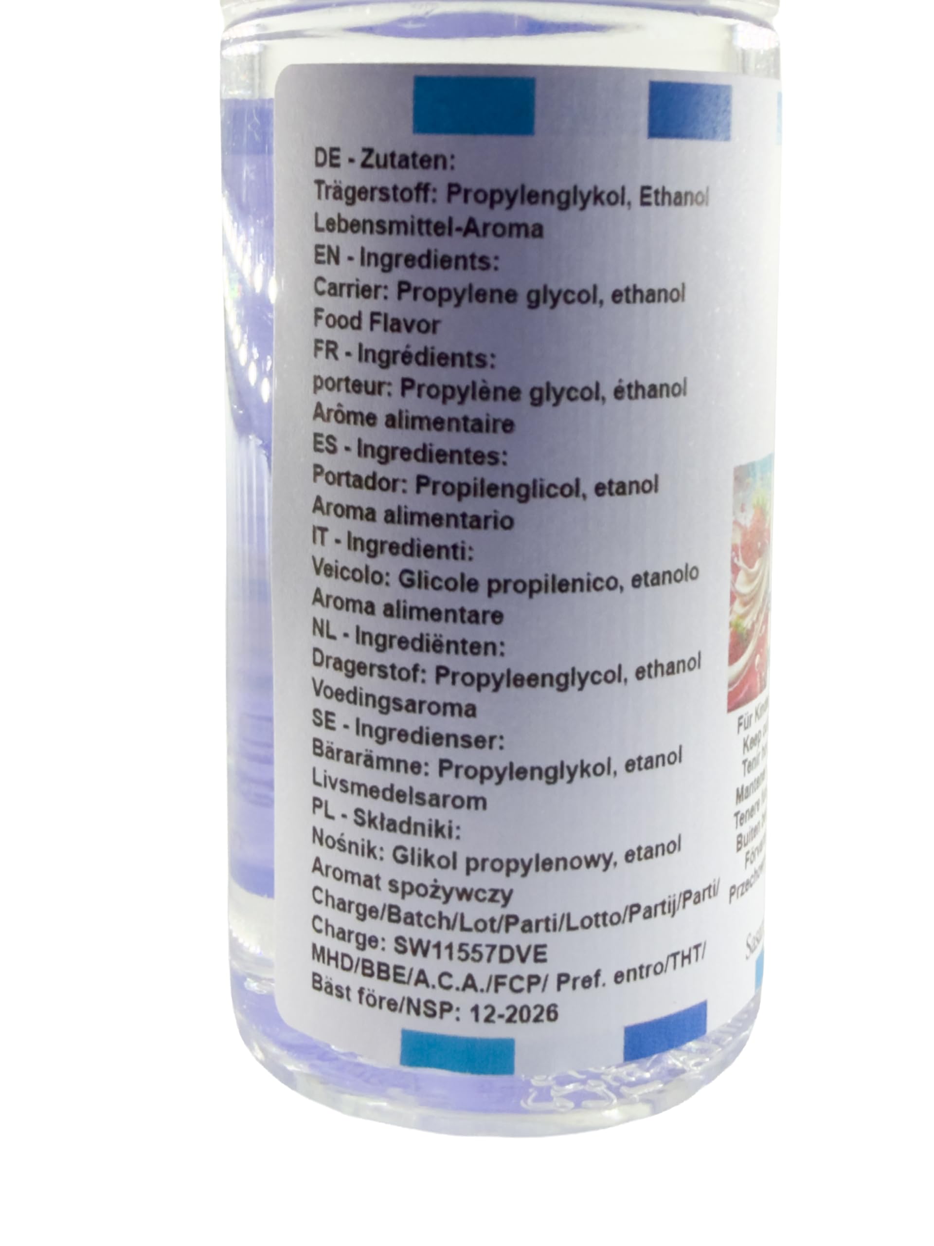 Yogur fresa aroma concentrado - Vegano - Sasami - 100ml
