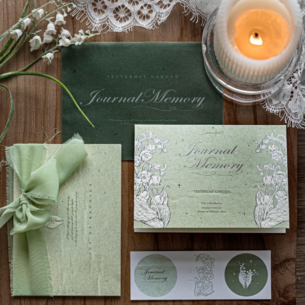 Edel Briefumschläge Set mit Umschlag Karten & Runde Aufkleber Naturthema - Blume Künstlerisch Briefpapier für Einladungskarten Glückwunschkarte Geschenkkarten Dankeskarte Braun 30 Stück