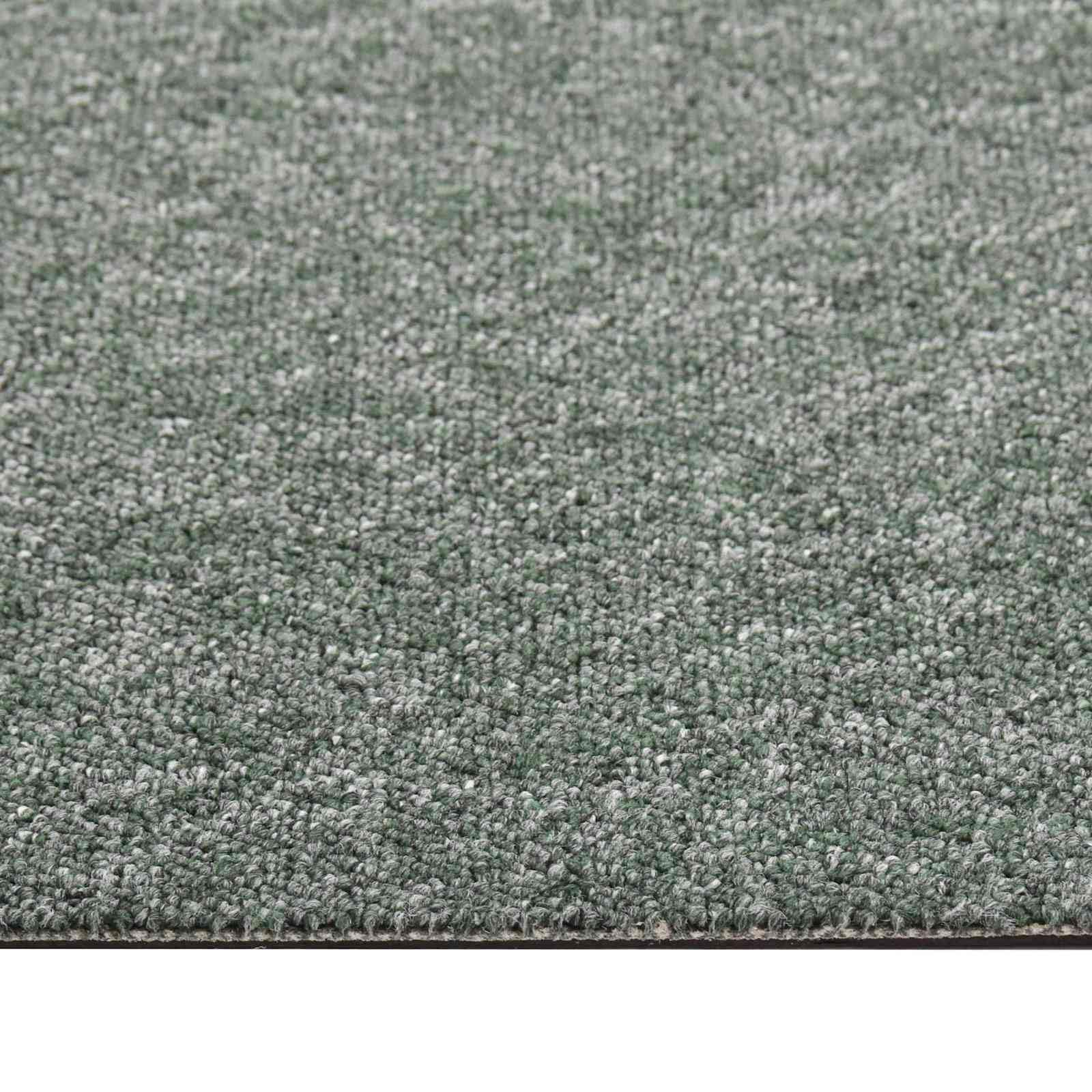 Set mit 20 Teppichfliesen, Polypropylen, 50 x 50 cm, Anthrazit