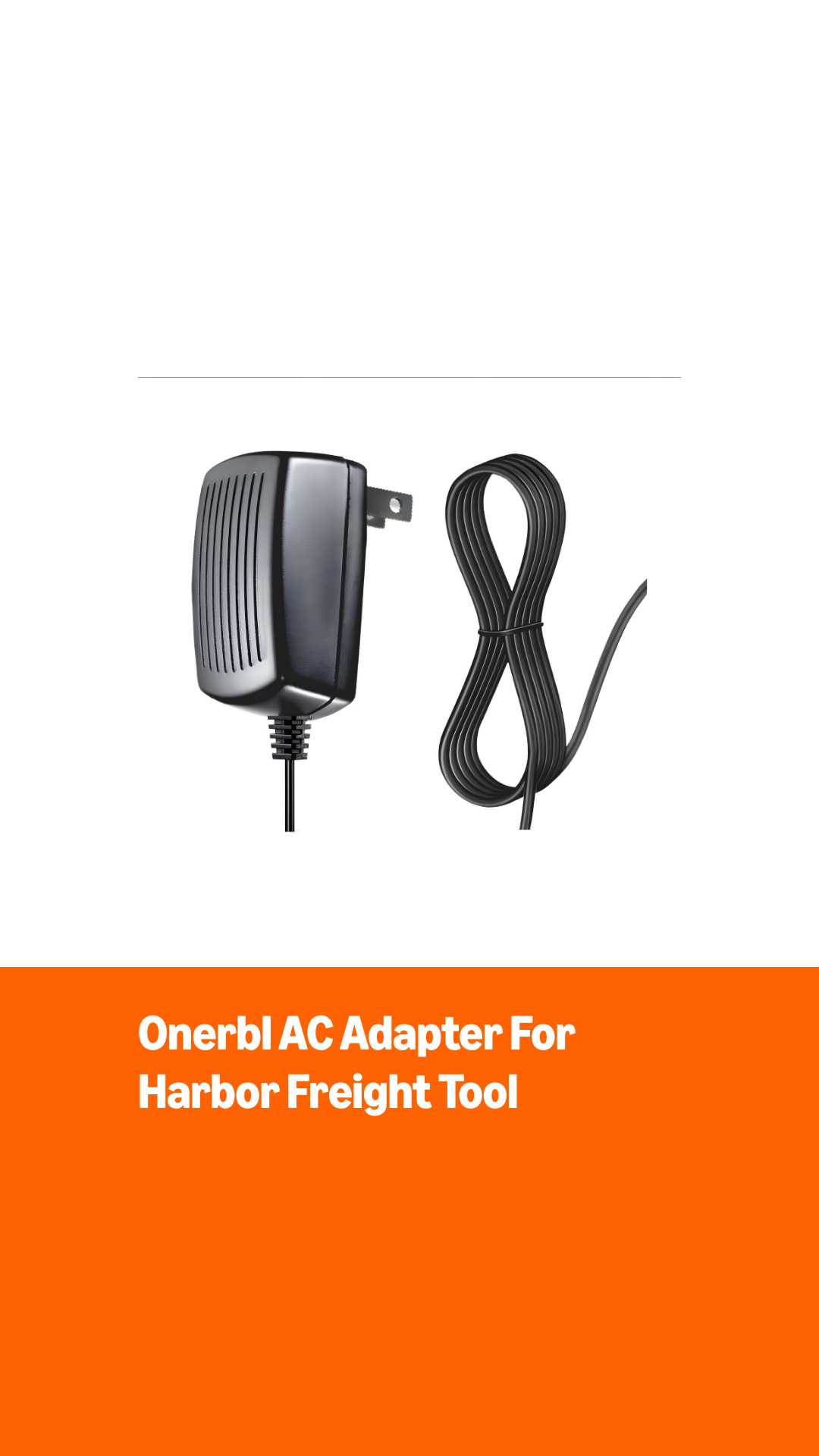 Amazon.com: Charger AC Adapter for 62749 Harbor Freight Tool