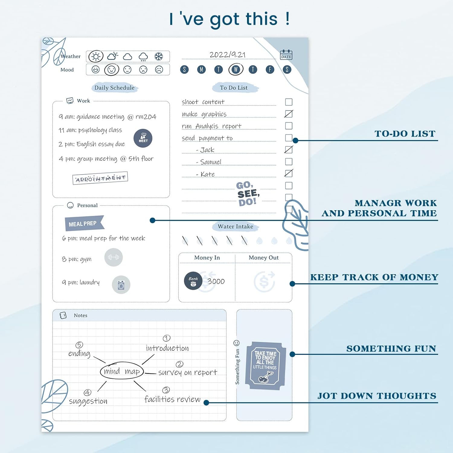 Daily To Do List Planner Notebook Daily To Do List Planner Notebook