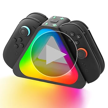 Nintendo Switch 本体 コントローラー ドッグ グリップ 充電器 Amazon.co.jp: Renjzle Joy-Con充電グリップ switchドック