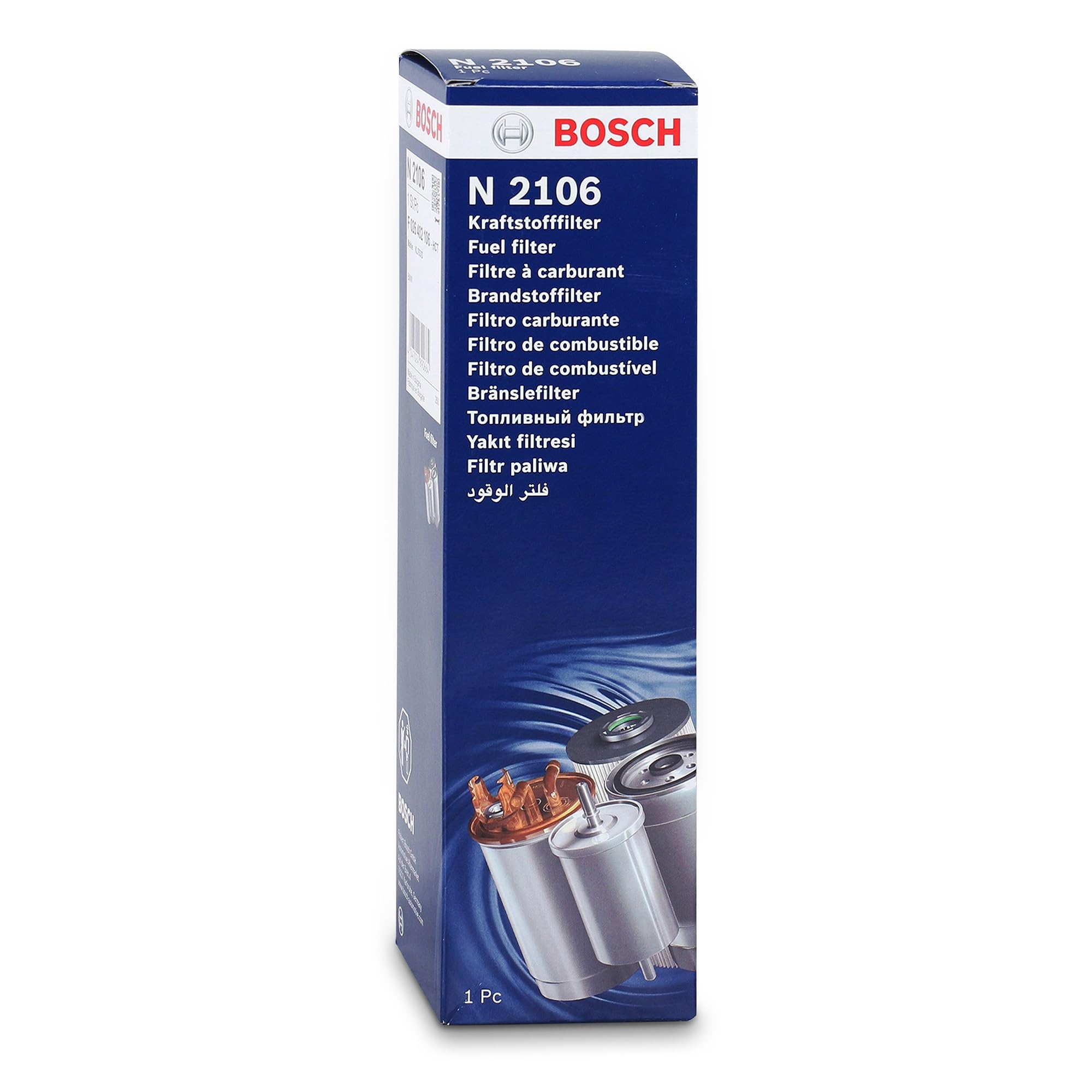 Bosch N2362 Filtre à Carburant Diesel - Sépare les Particules du Carburant - Protège le Système d'Injection | Compatible avec: BMW 3, 3 Cabriolet, 3 Coupe, 3 Touring, X1, X3, X4