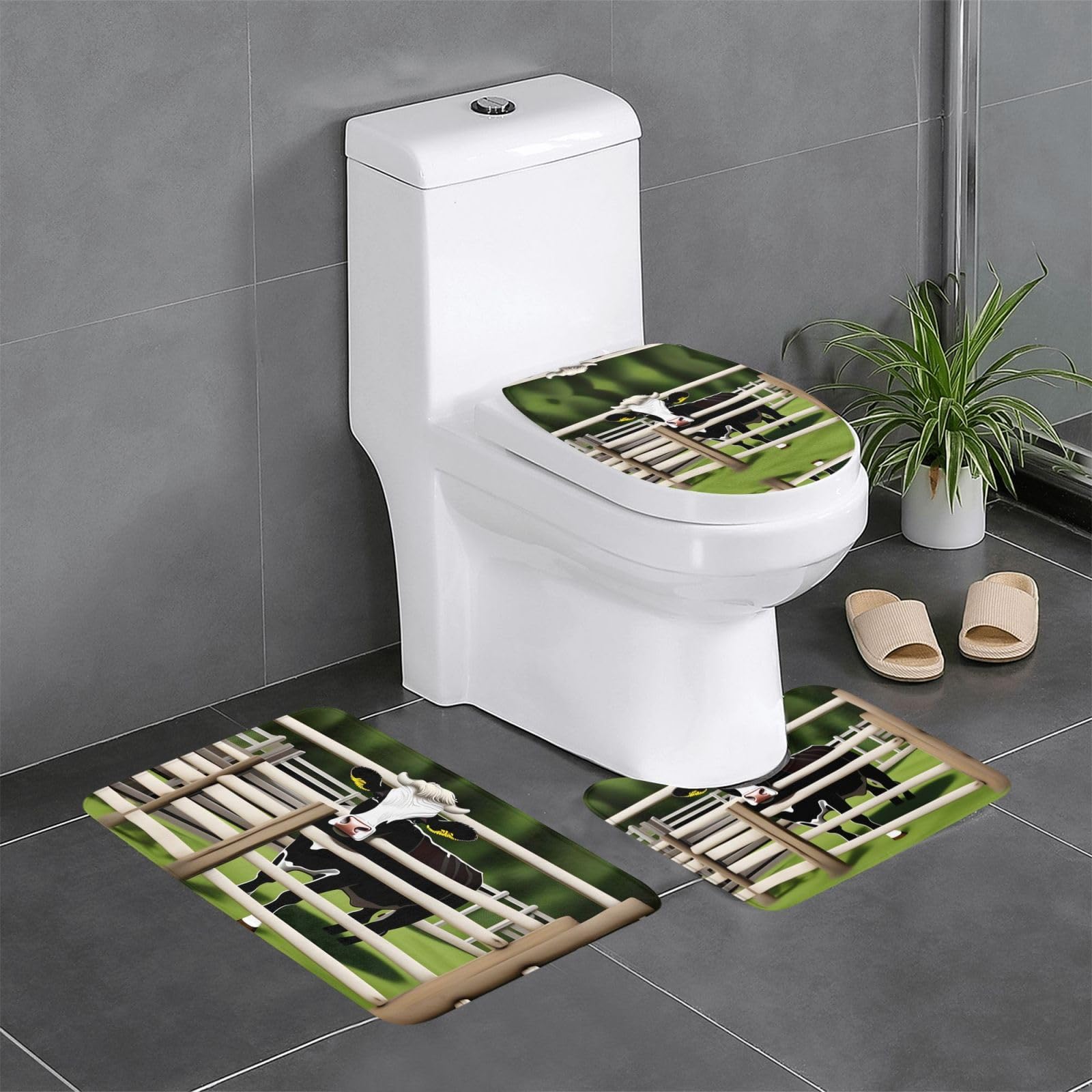 Tapis de salle de bain 61 x 40,6 cm antidérapant WHJSSF
