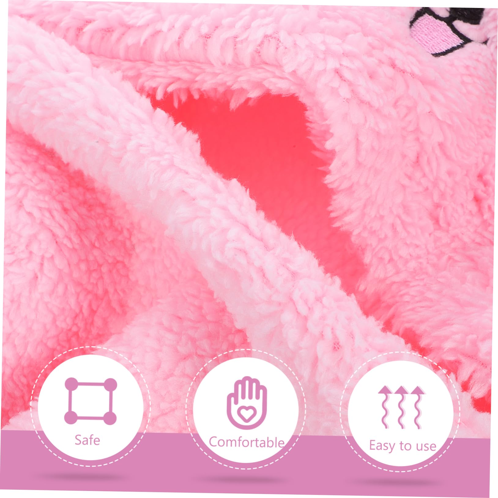 ibasenice 4pcs Gorro Bufanda Caliente Cálido Gorro De Invierno Sombreros De Invierno Sombreros De Bebé Recién Nacido Sombrero De Niña De Sombrero para Niña Rosa Shu Pelusa