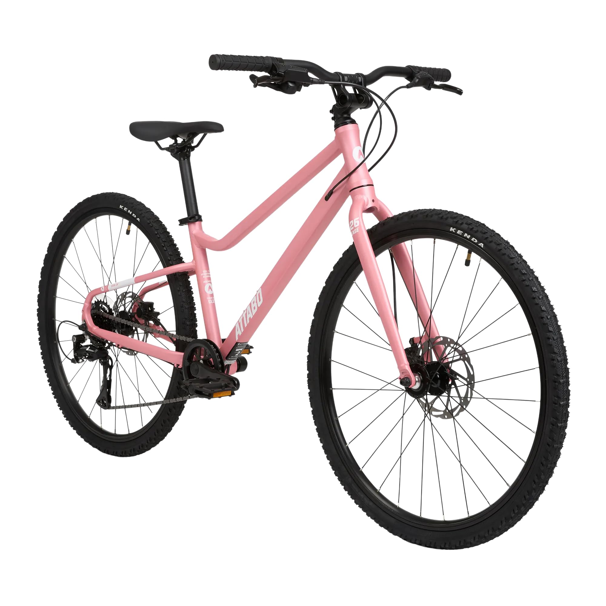 ATTABO Ease 26 Zoll Kinderfahrrad Gen 2 – leichtes Jugendfahrrad aus Aluminium, 7 Gänge, hydraulische Scheibenbremsen