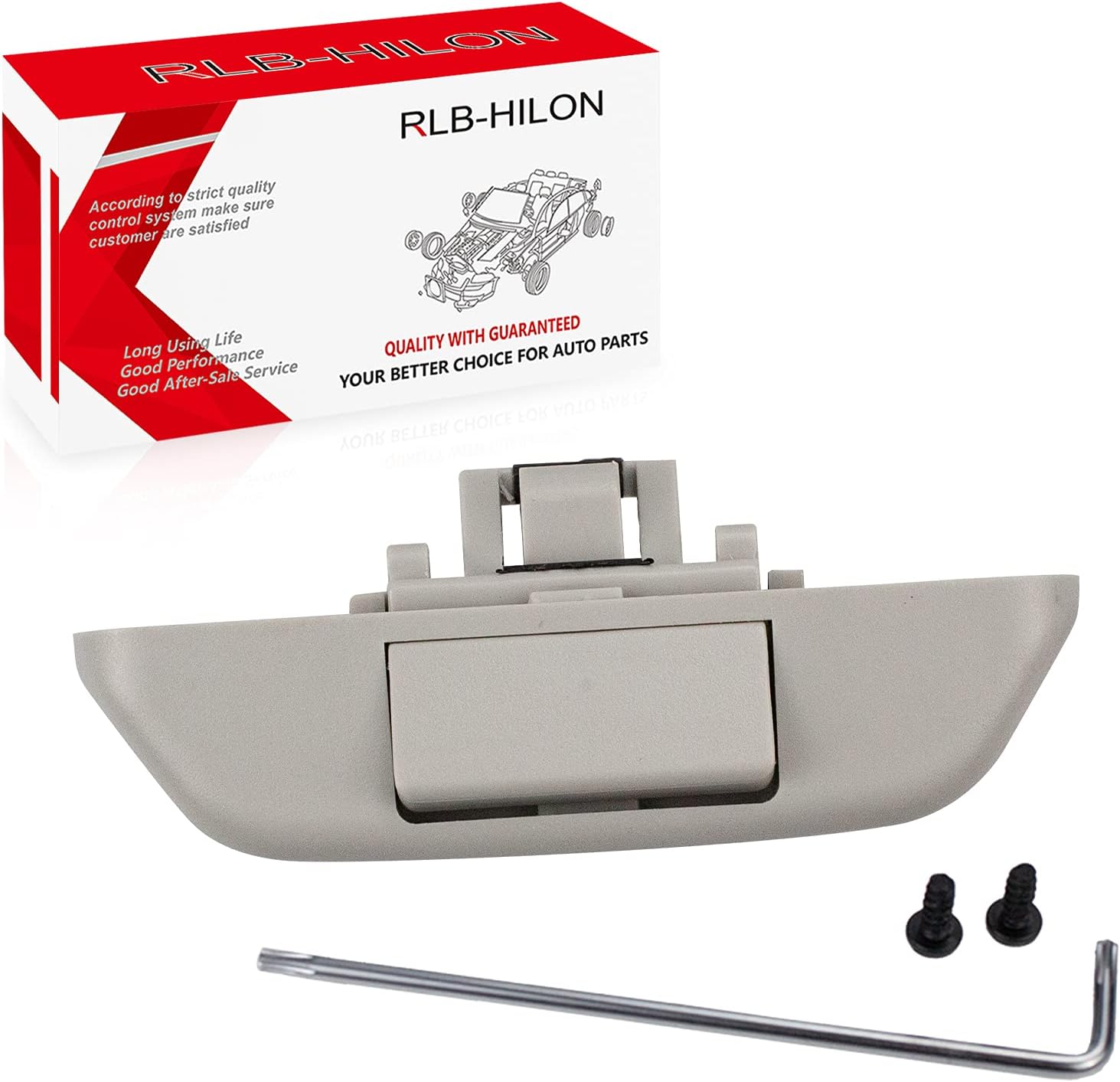 RLB-HILON Rear Sunroof Shade Handle Light Gray Compatible with Audi Q7 2007-2015 4L0898924B
