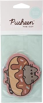 Puckator Offically Licensed Pusheen the Cat Chocolate Scented Air Freshener for Car Office Gym Locker Home, Pack of 1, Hanging Design, Height 7cm Width 8cm
