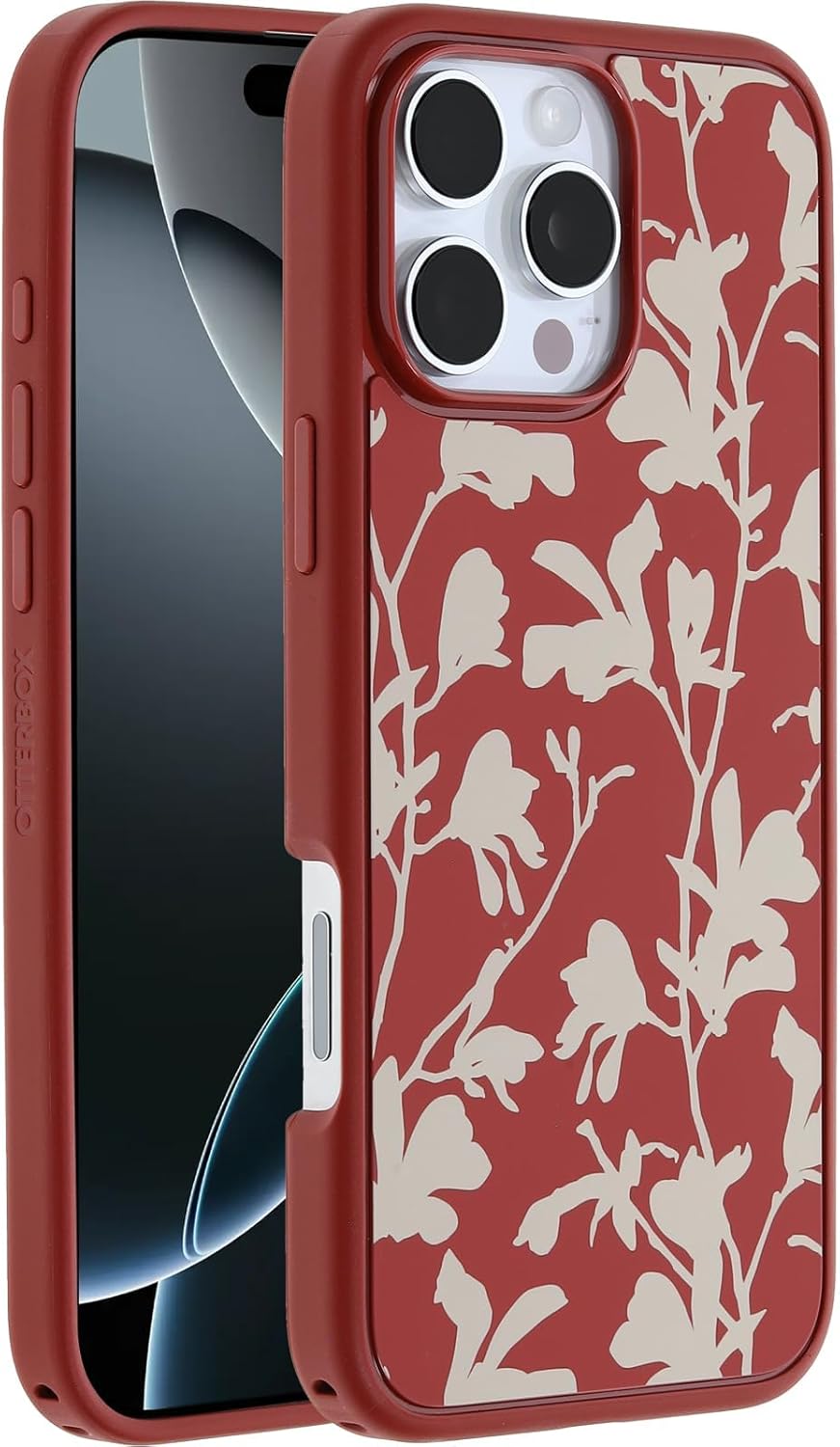 OtterBox iPhone 16 Pro Max - Symmetry MagSafe Case - Ultra-Slim - Raised Edges Protect Camera & Screen - Non-Retail Packaging - Autumn Rust
