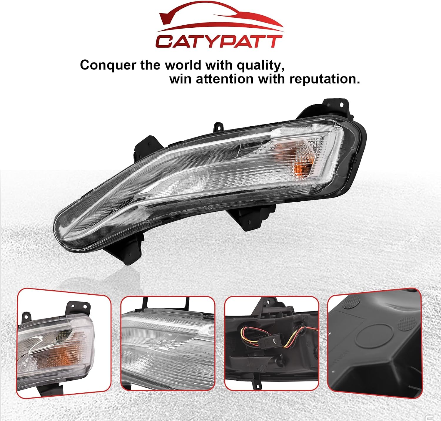 GM2562117 Front Bumper Fog Light Left Driver Side Enhance visibility for 2019 2020 2021 2022 2023 CHEVROLET MALIBU XL 84575553